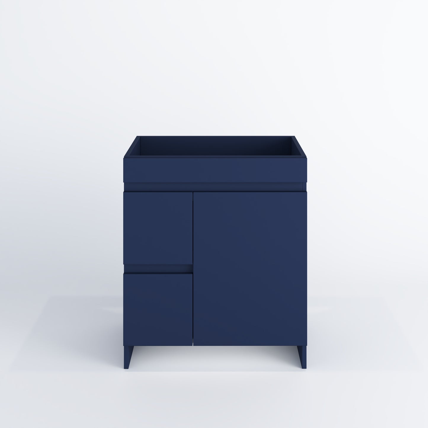 Cinnamon 30" Bathroom Vanity Cabinet Only Left Side Drawers