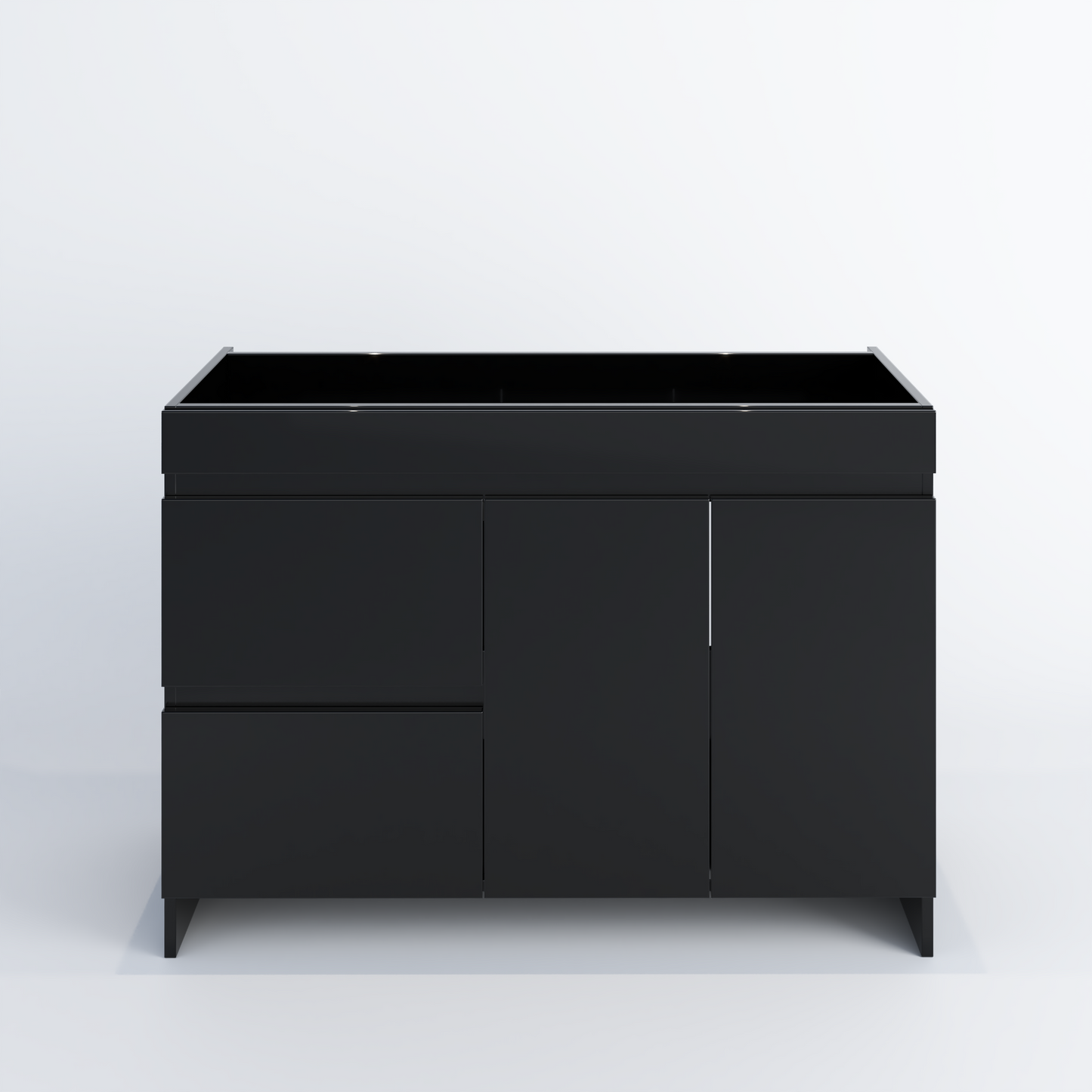 Cinnamon 48" Bathroom Vanity Cabinet Only Left Side Drawers