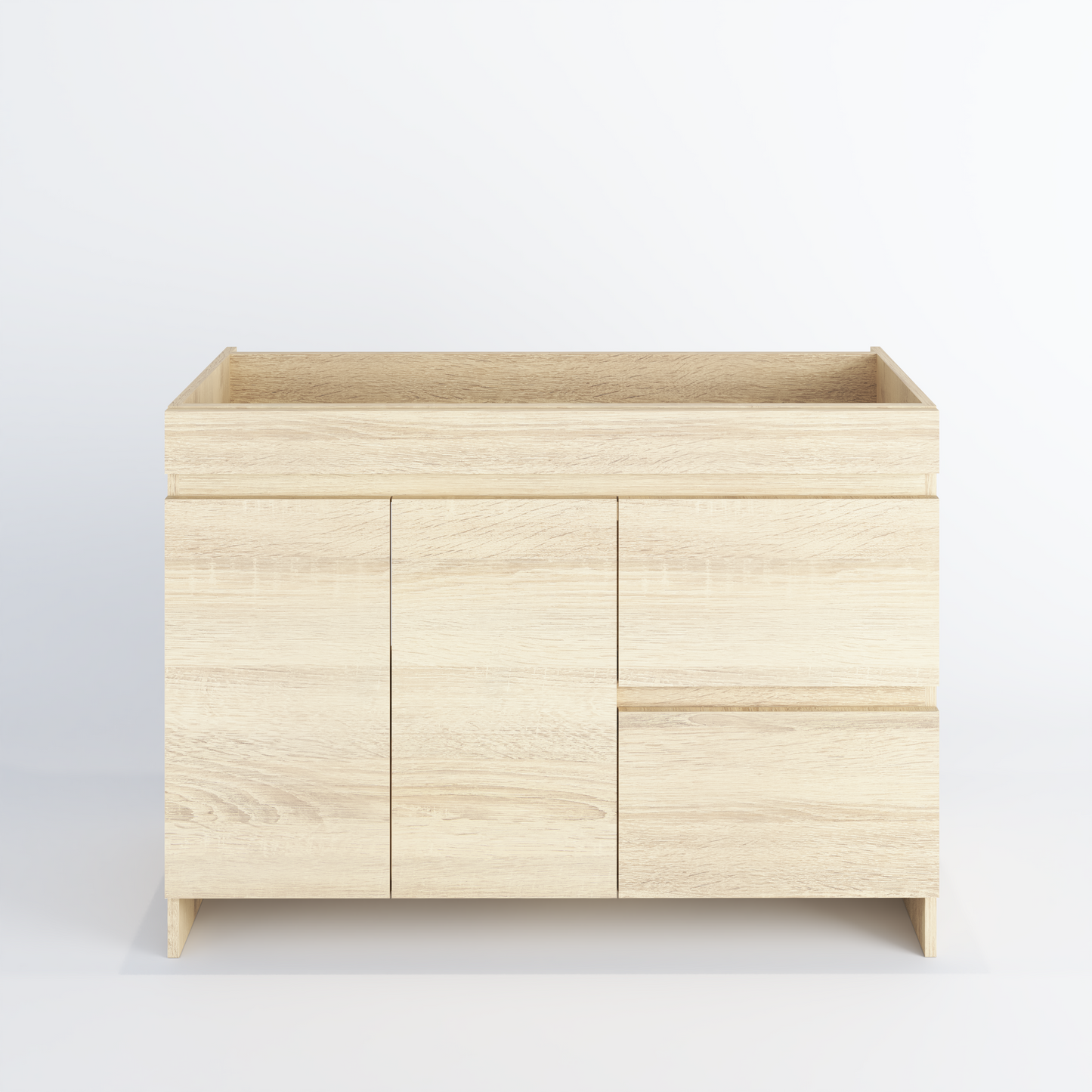 Cinnamon 48" Bathroom Vanity Cabinet Only Right Side Drawers