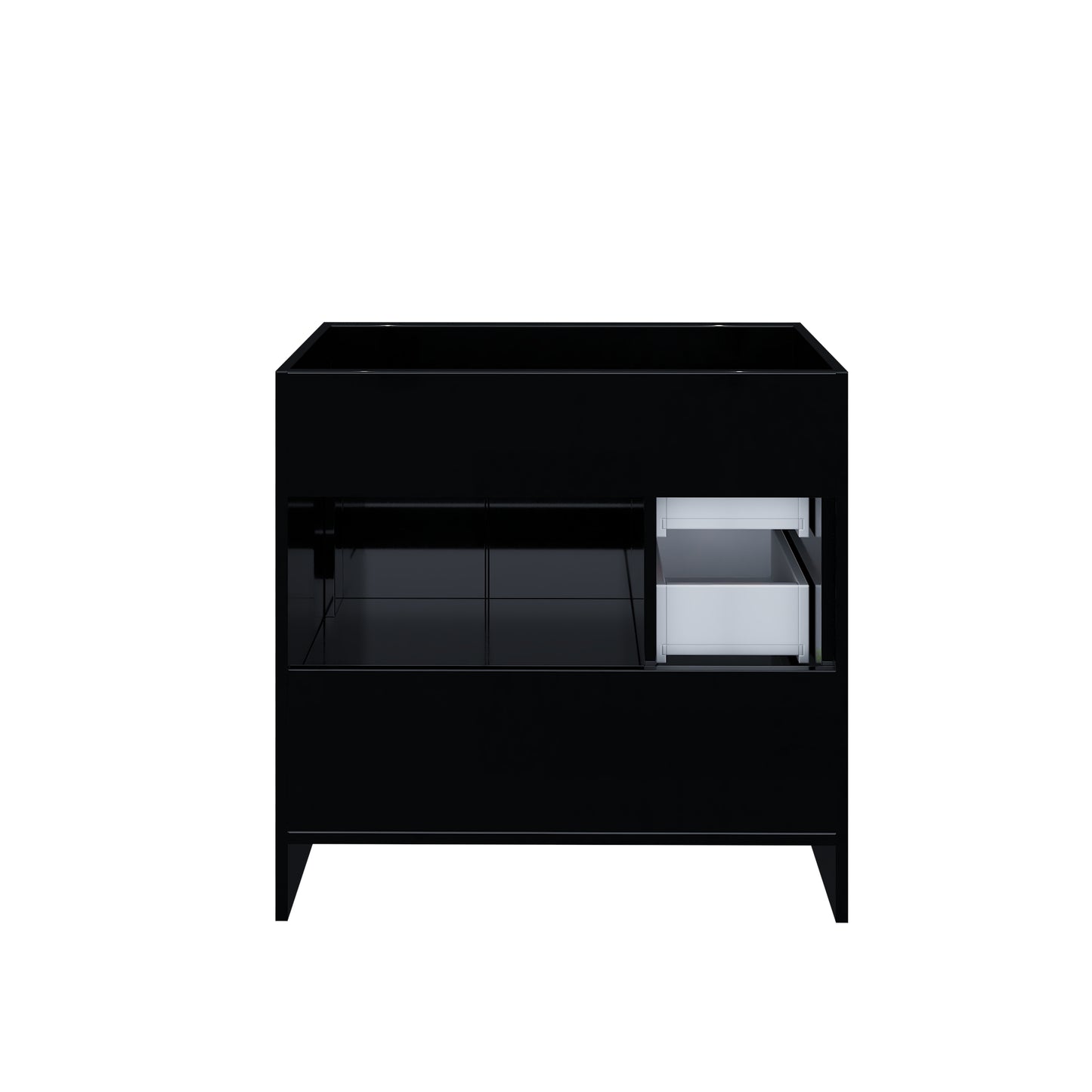 Flow 36" Bathroom Vanity Left Side Drawers Cabinet Only