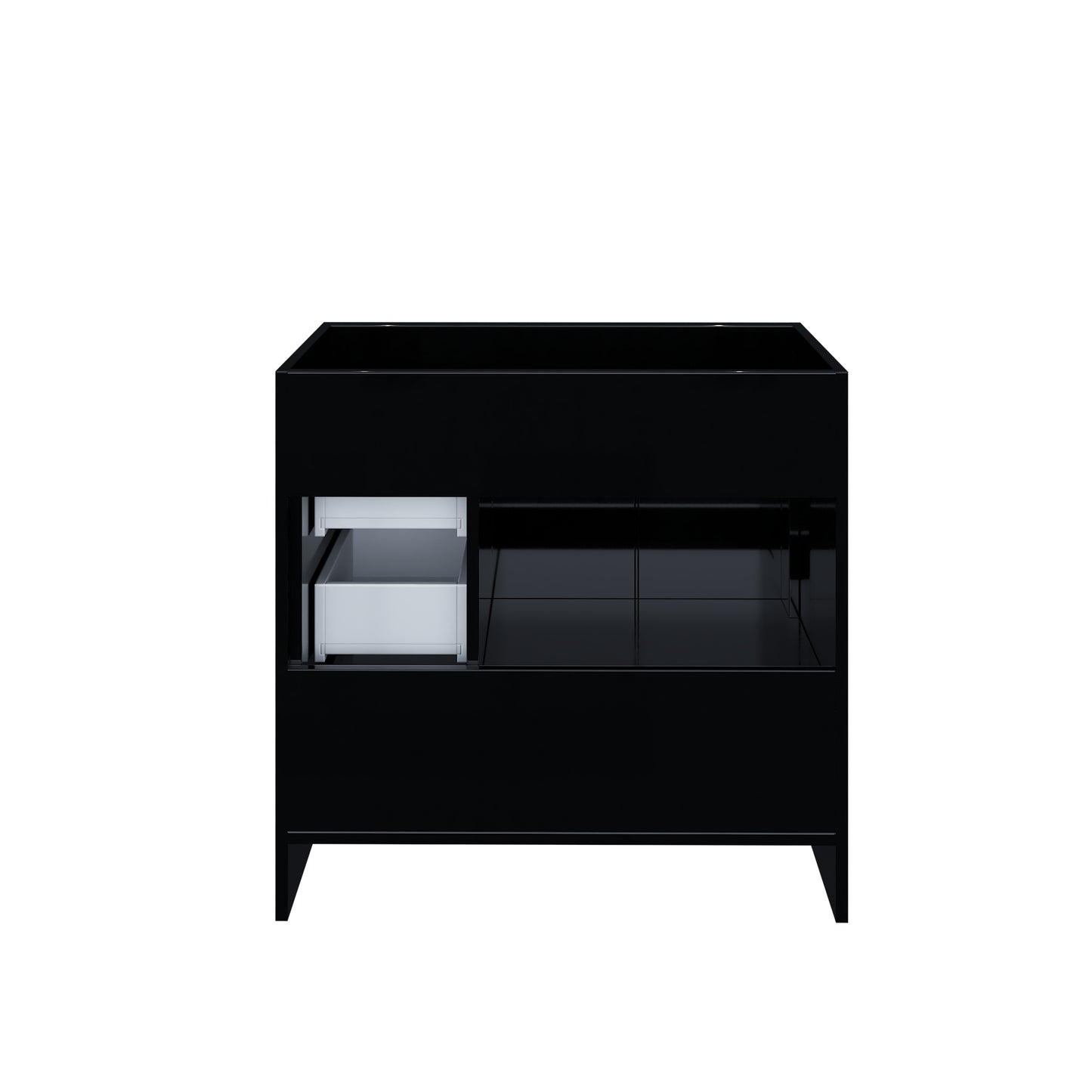 Flow 40" Bathroom Vanity Right Side Drawers Cabinet Only