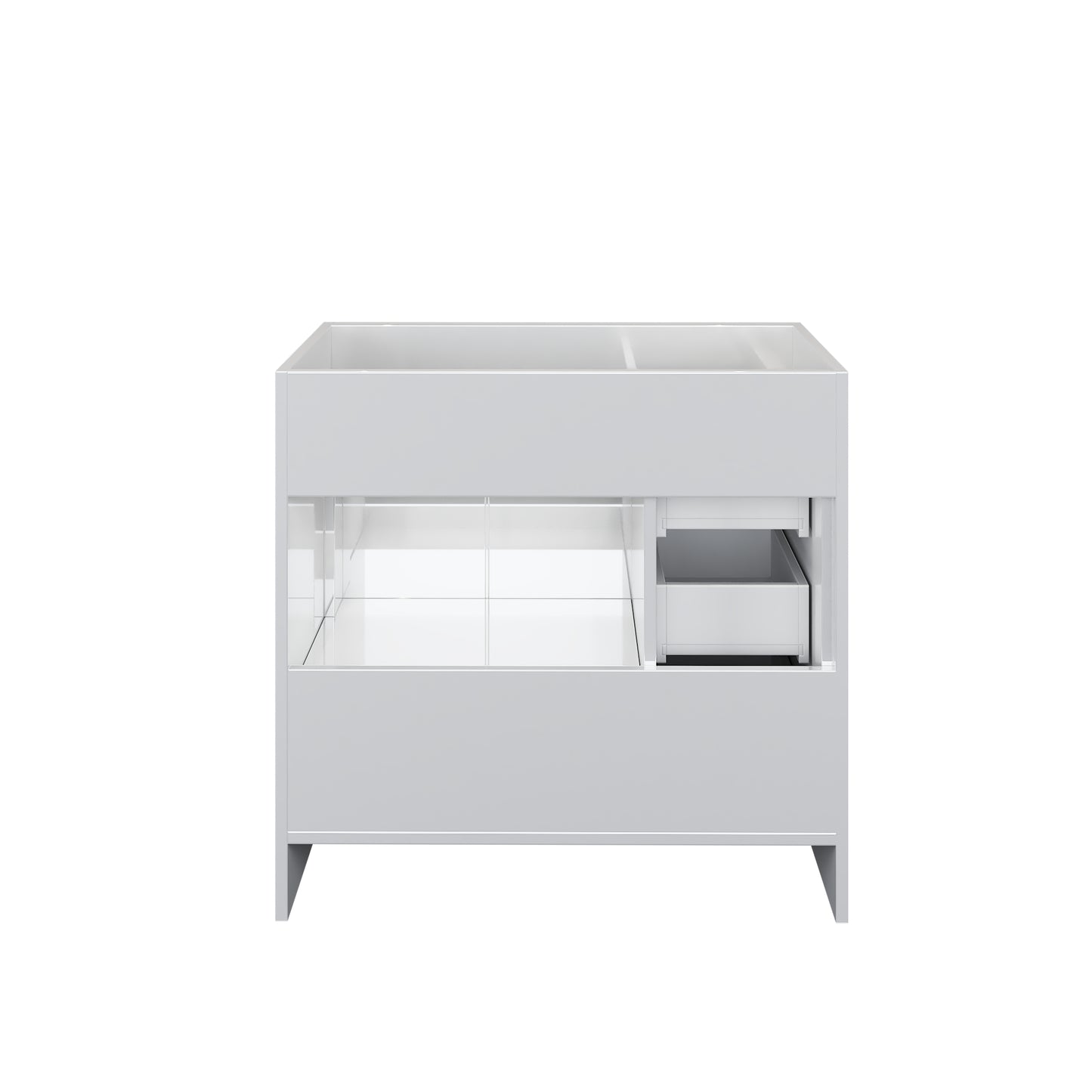 Flow 36" Bathroom Vanity Left Side Drawers Cabinet Only
