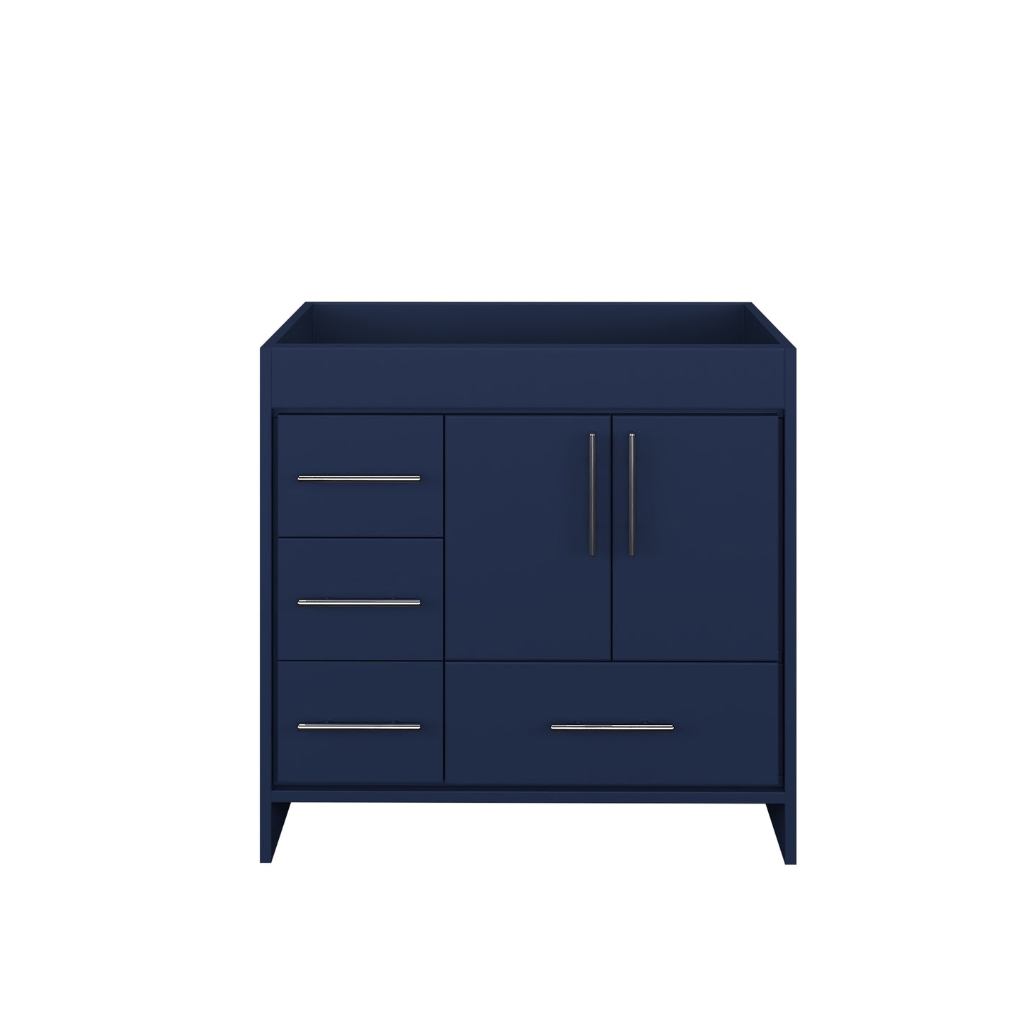 Flow 36" Bathroom Vanity Left Side Drawers Cabinet Only