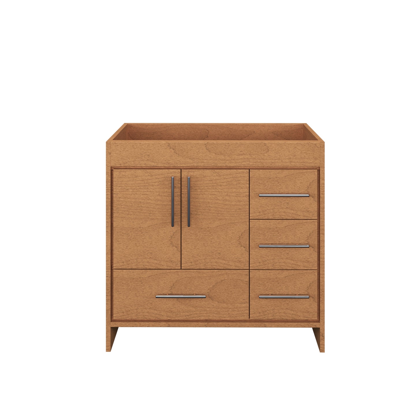 Flow 36" Bathroom Vanity Right Side Drawers Cabinet Only