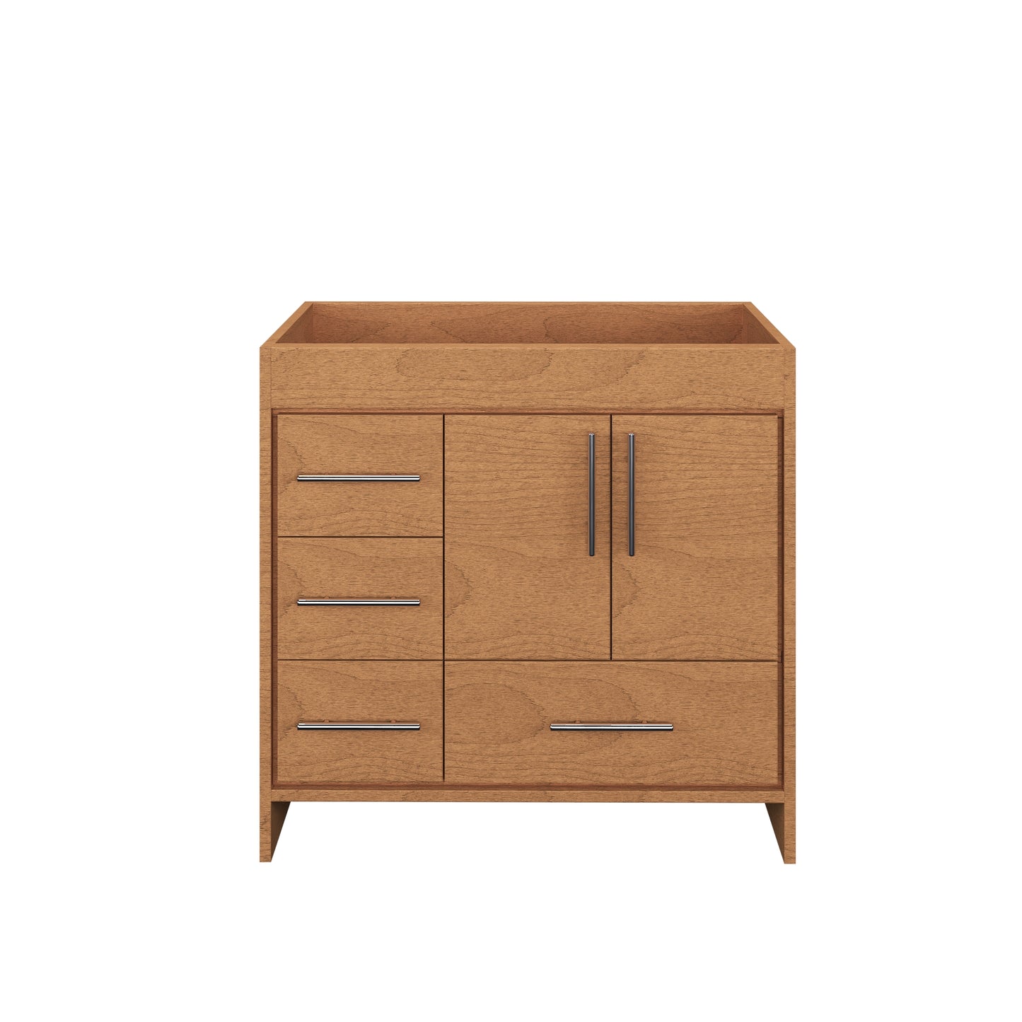 Flow 36" Bathroom Vanity Left Side Drawers Cabinet Only