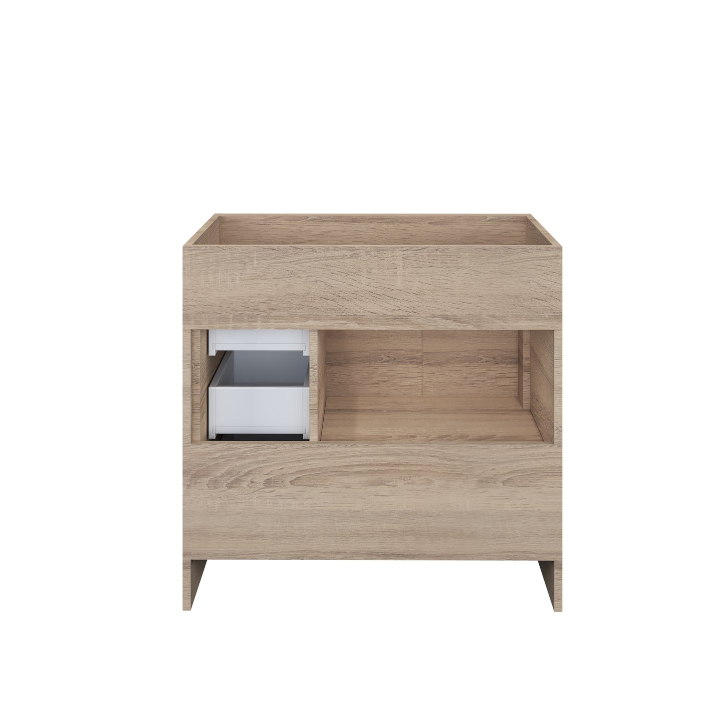 Flow 36" Bathroom Vanity Right Side Drawers Cabinet Only