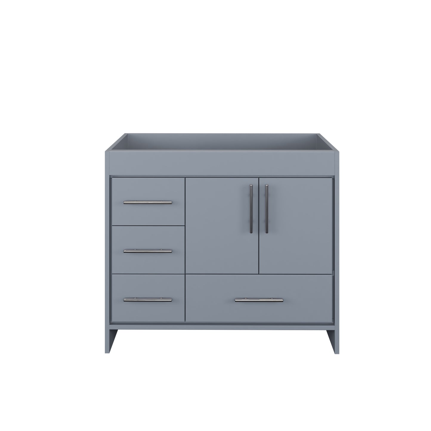 Flow 40" Bathroom Vanity Left Side Drawers Cabinet Only