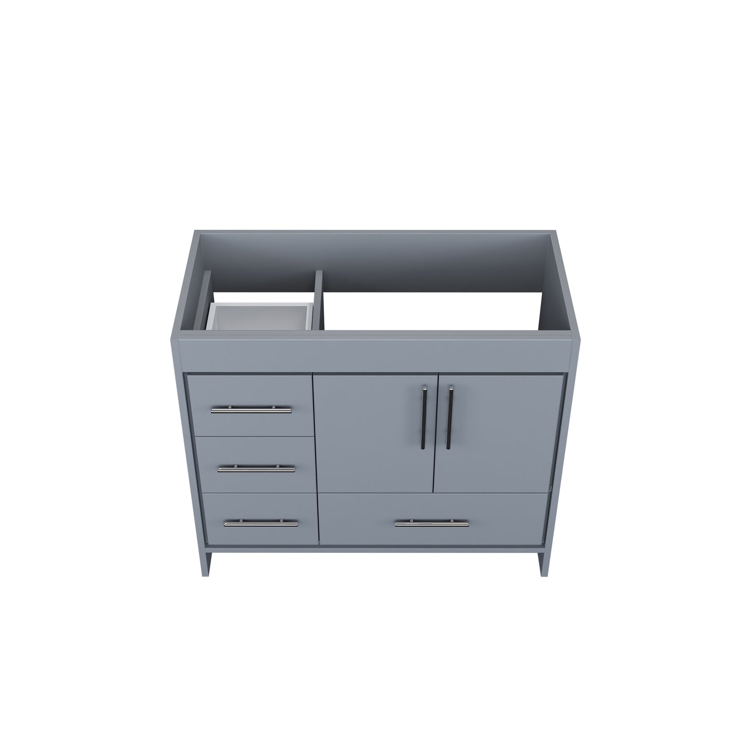 Flow 40" Bathroom Vanity Left Side Drawers Cabinet Only