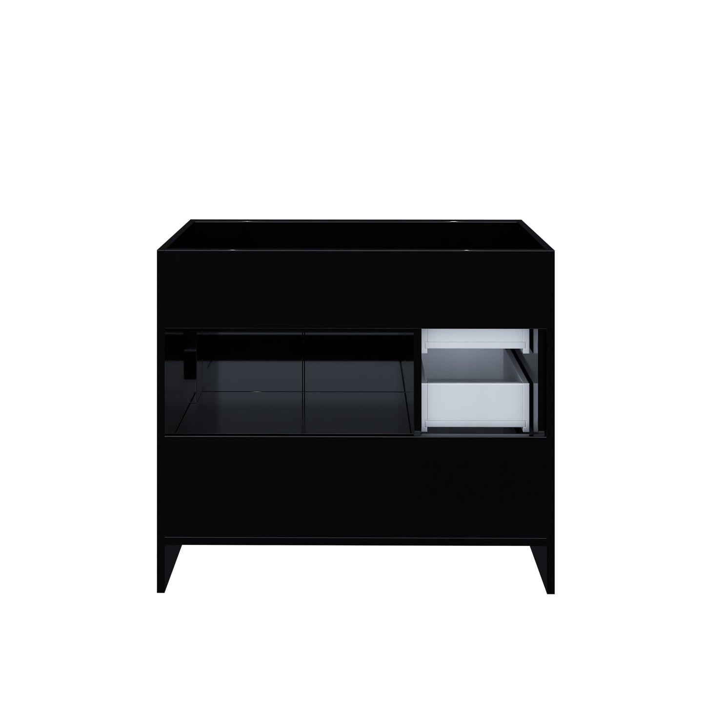 Flow 40" Bathroom Vanity Left Side Drawers Cabinet Only