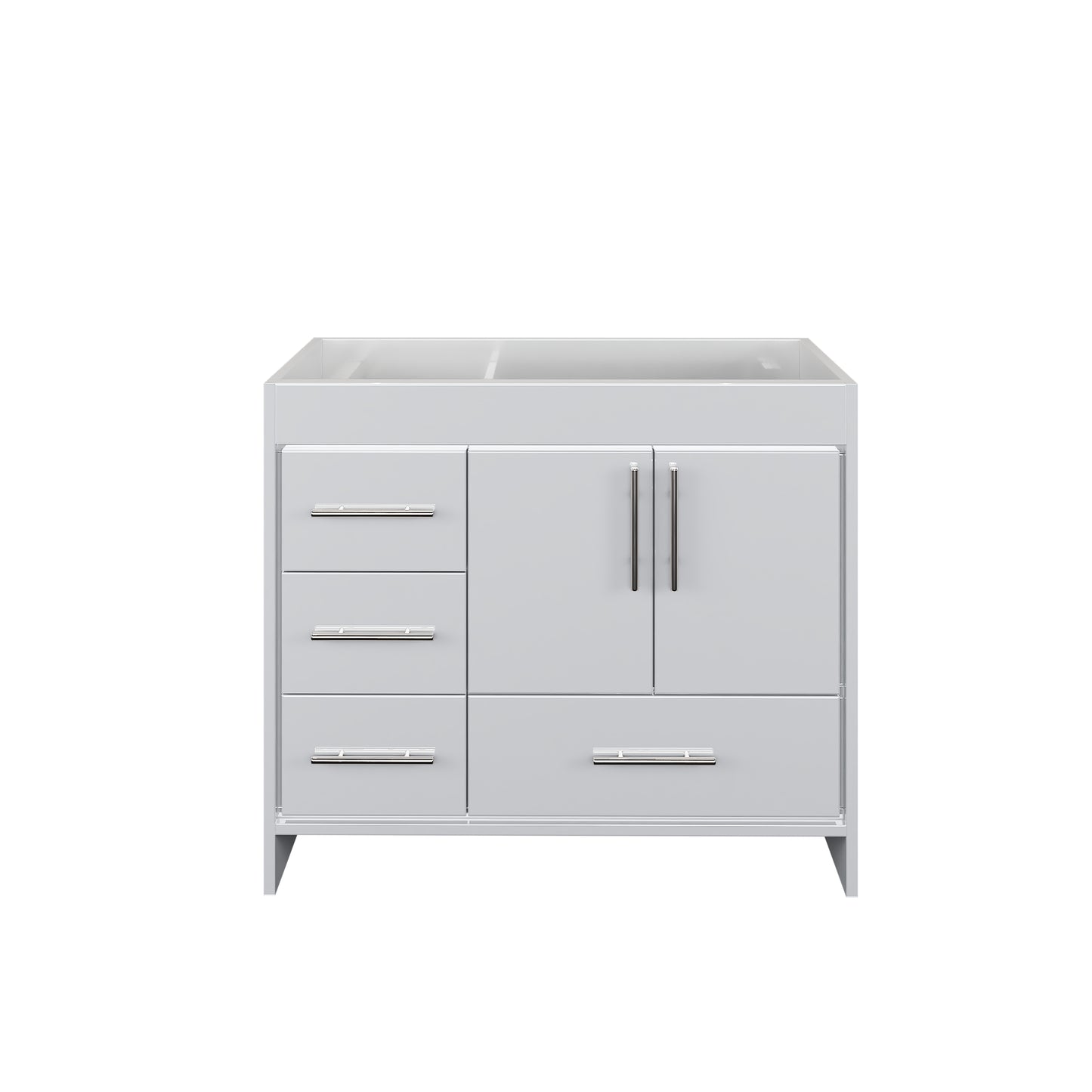 Flow 40" Bathroom Vanity Left Side Drawers Cabinet Only