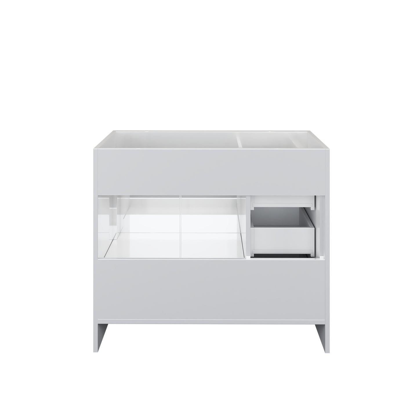 Flow 40" Bathroom Vanity Left Side Drawers Cabinet Only
