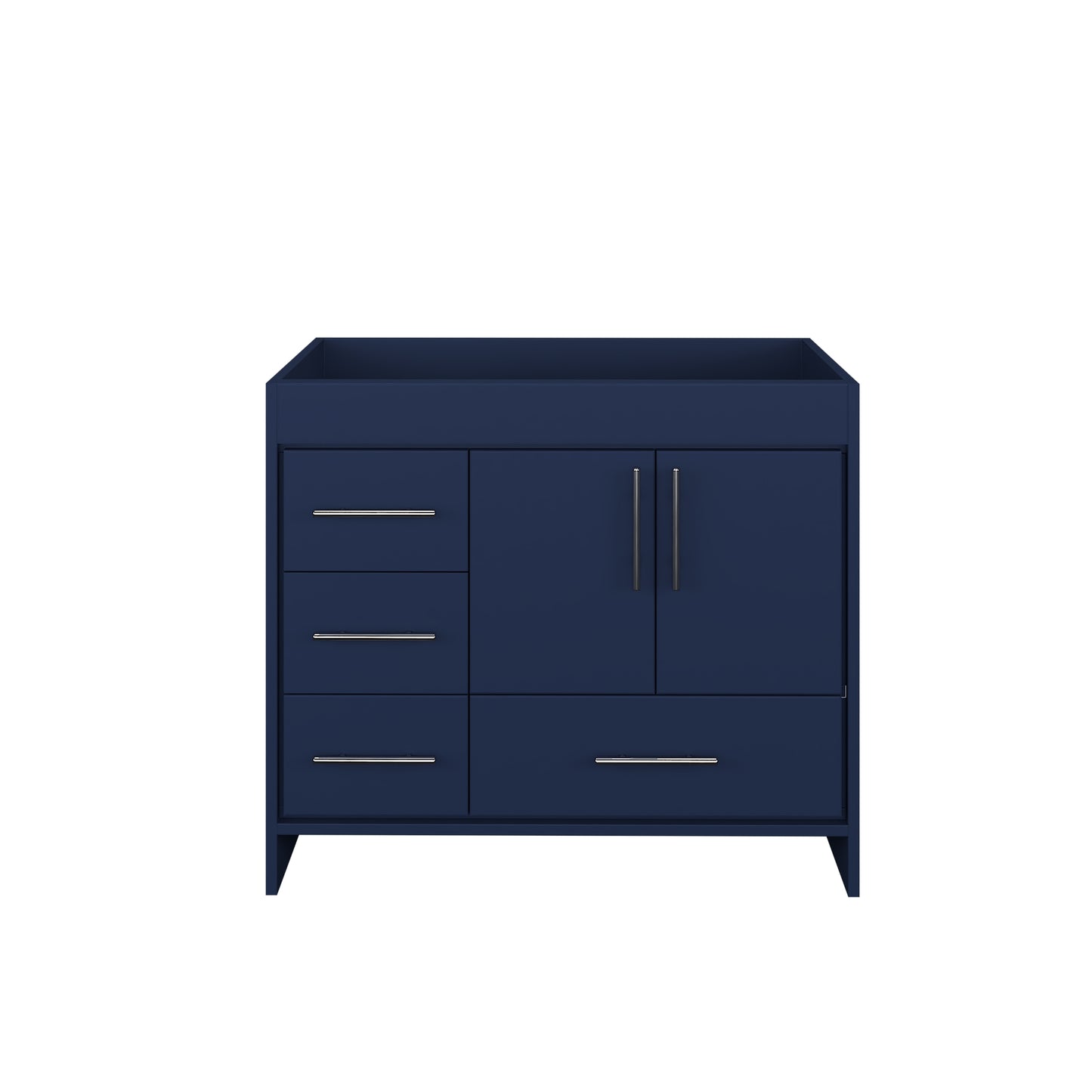 Flow 40" Bathroom Vanity Left Side Drawers Cabinet Only