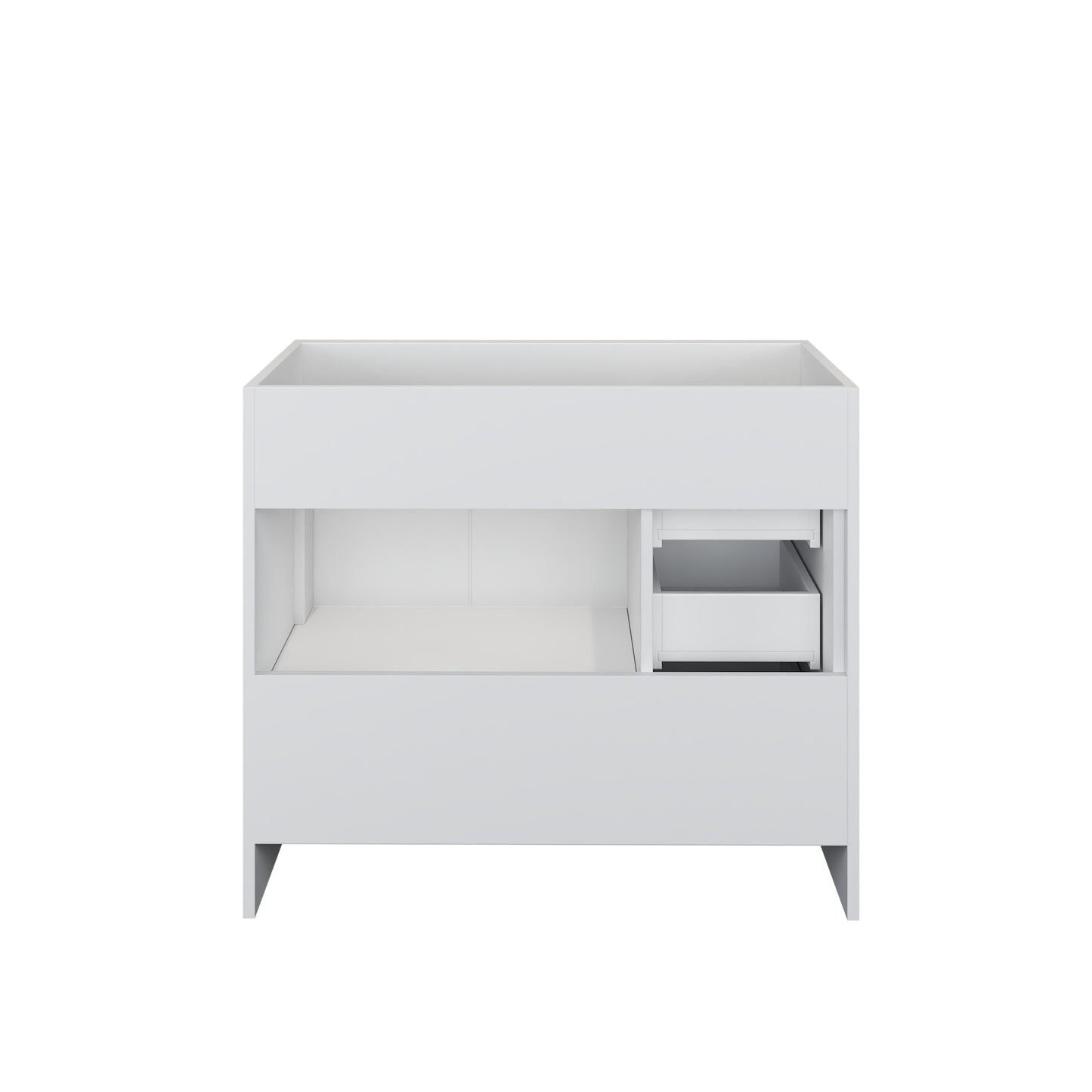 Flow 40" Bathroom Vanity Left Side Drawers Cabinet Only