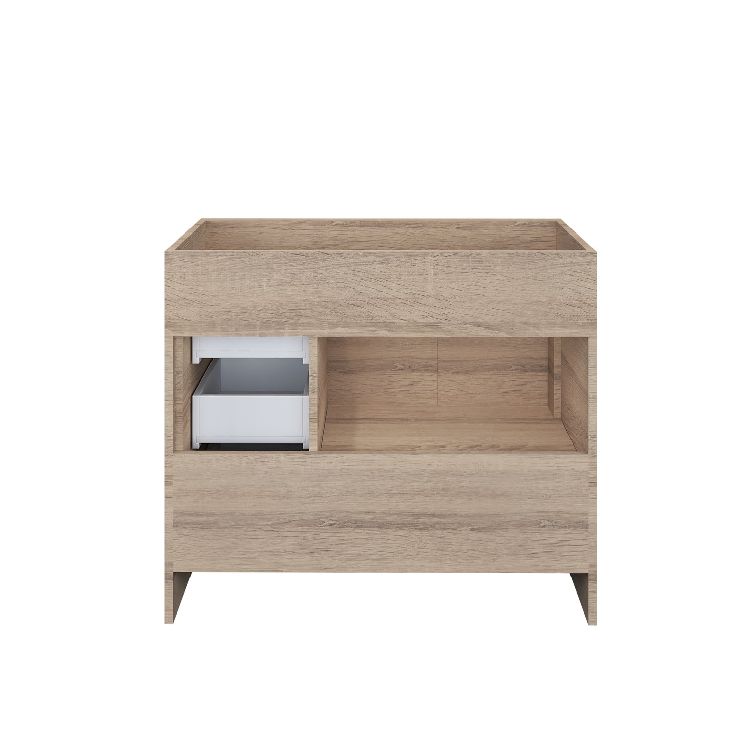 Flow 40" Bathroom Vanity Right Side Drawers Cabinet Only