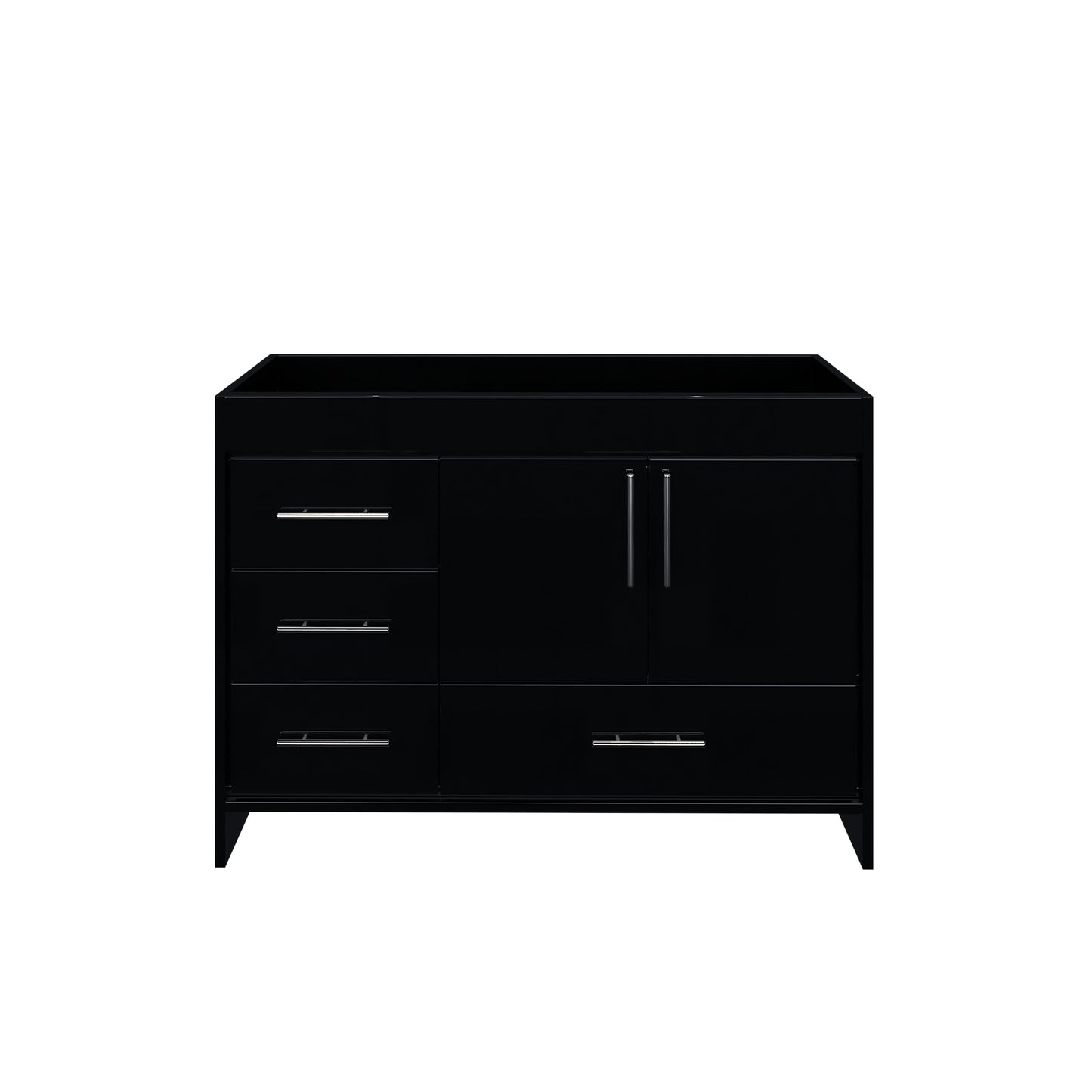 Flow 48" Bathroom Vanity Left Side Drawers Cabinet Only