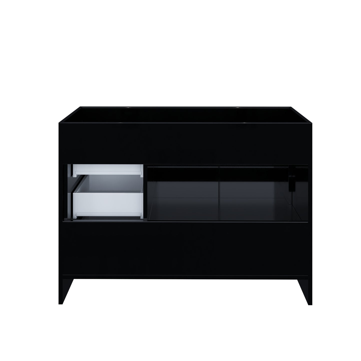 Flow 48" Bathroom Vanity Right Side Drawers Cabinet Only