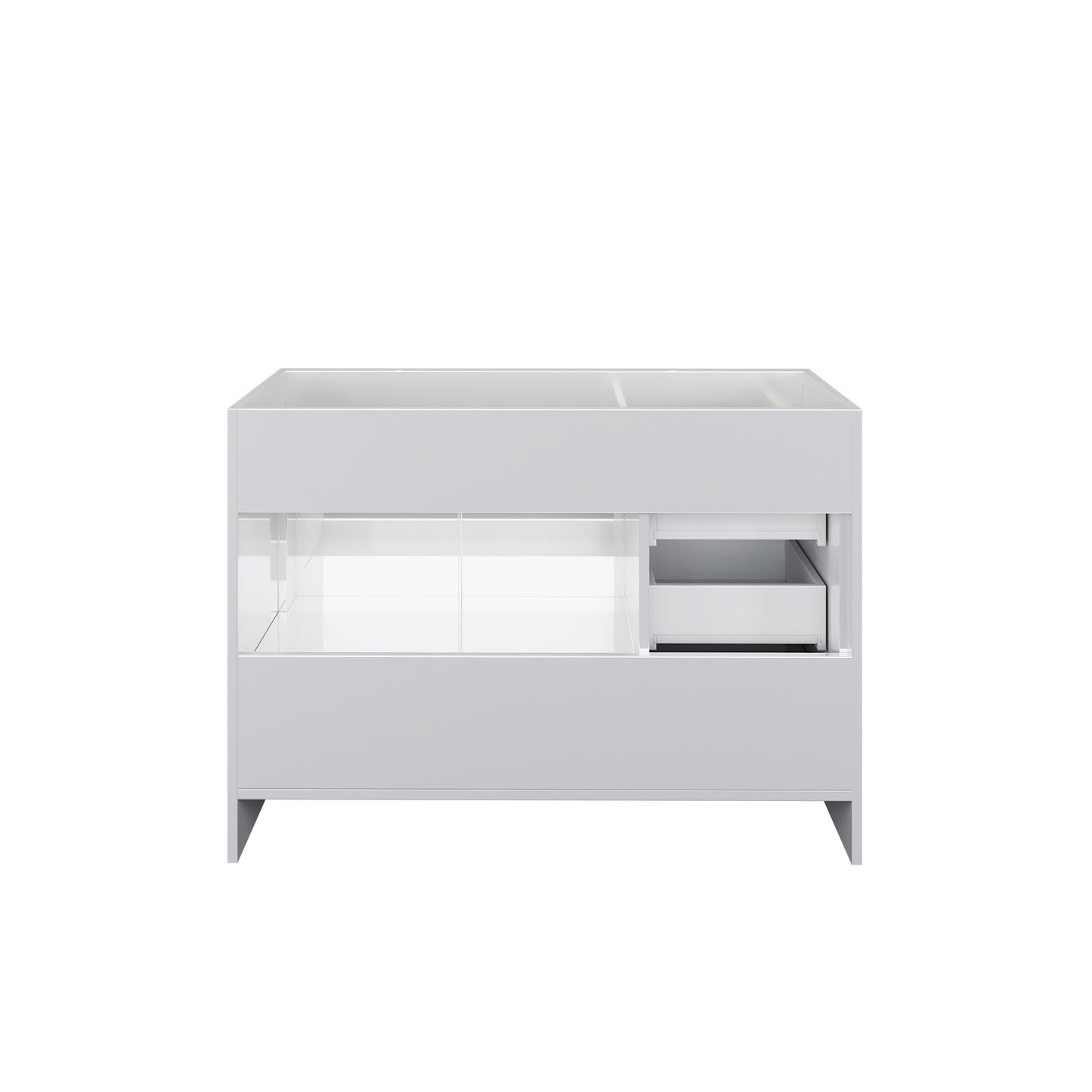 Flow 48" Bathroom Vanity Left Side Drawers Cabinet Only