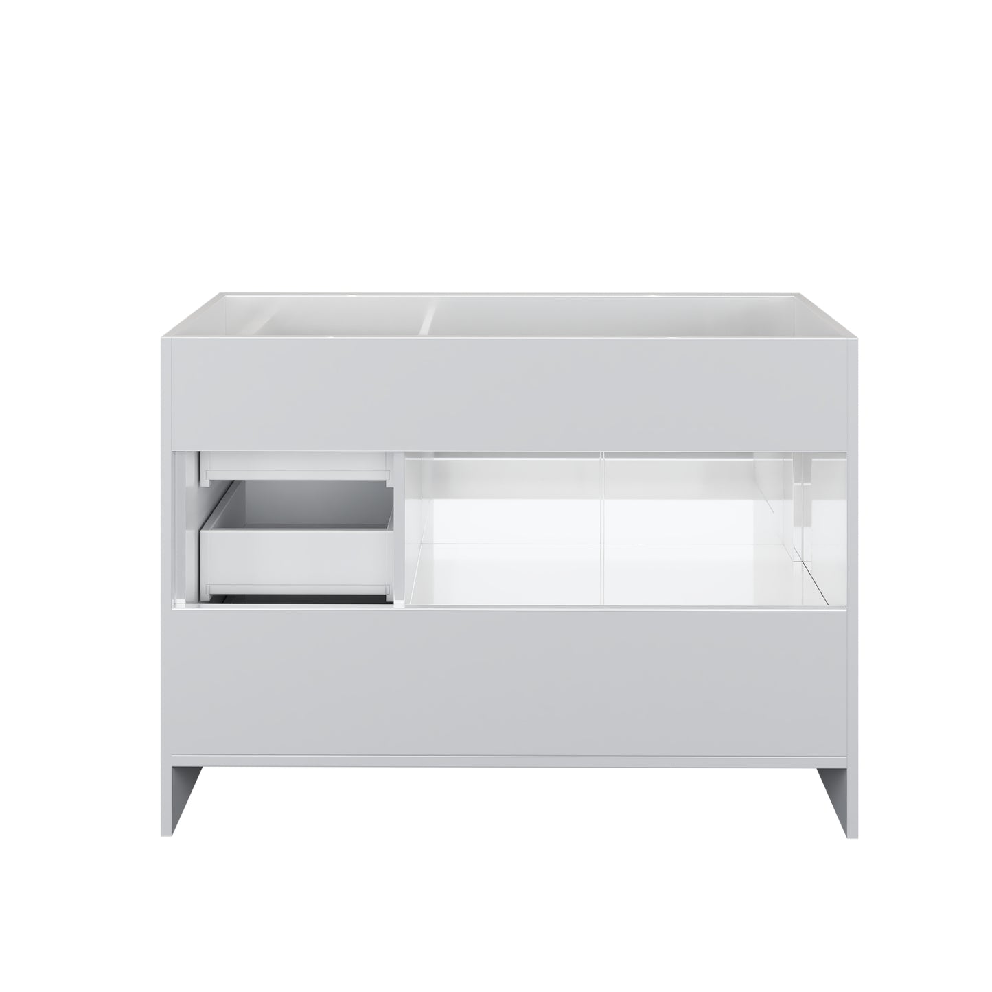 Flow 48" Bathroom Vanity Right Side Drawers Cabinet Only