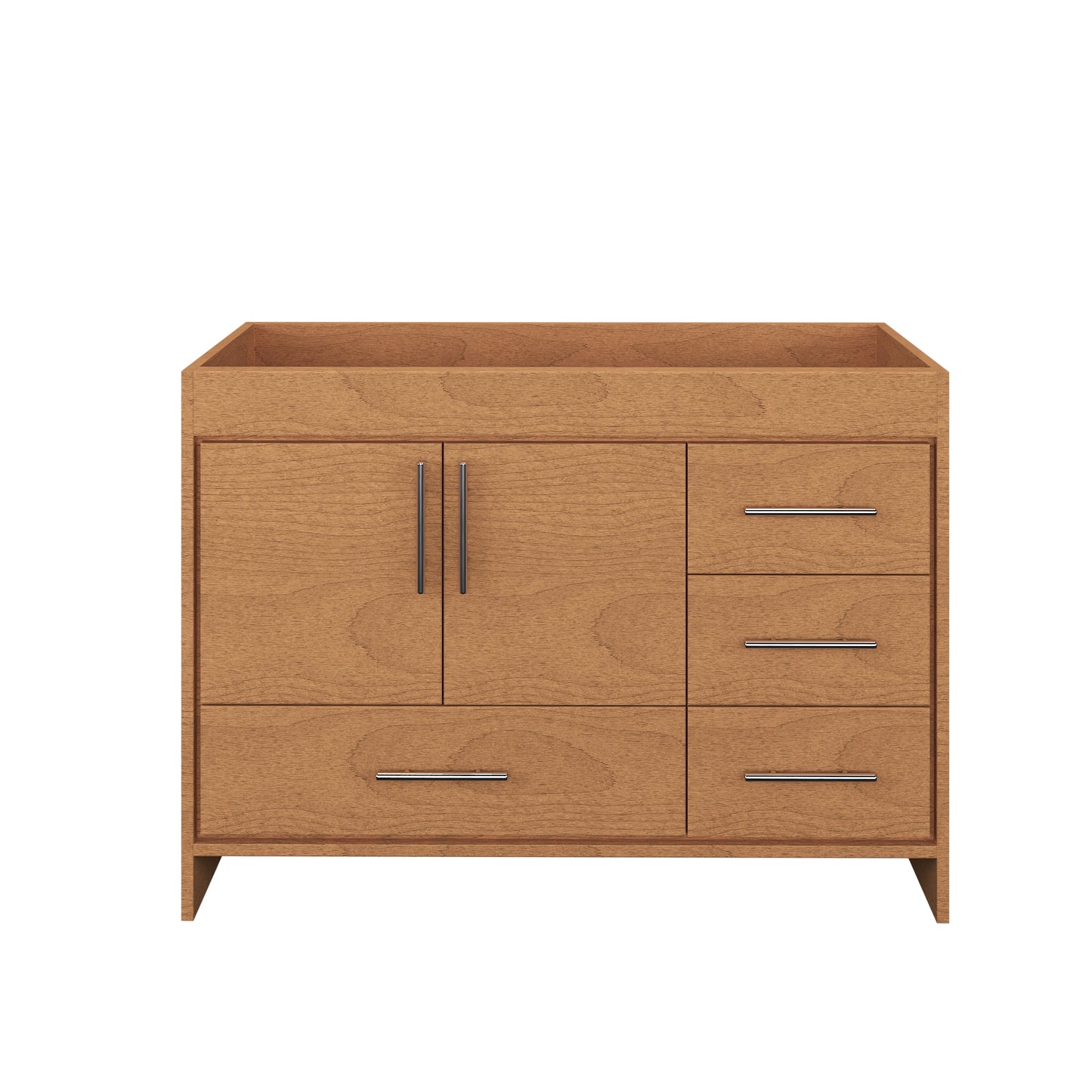 Flow 48" Bathroom Vanity Right Side Drawers Cabinet Only