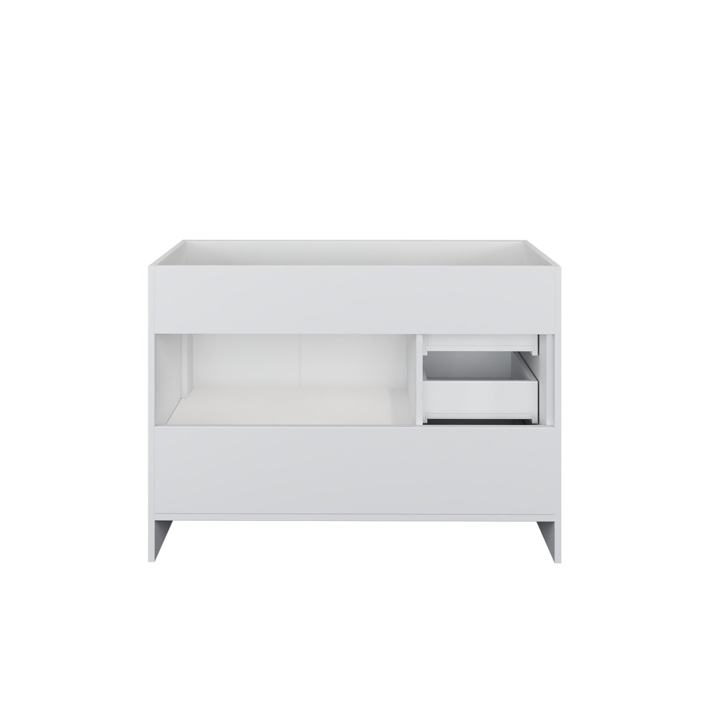 Flow 48" Bathroom Vanity Left Side Drawers Cabinet Only