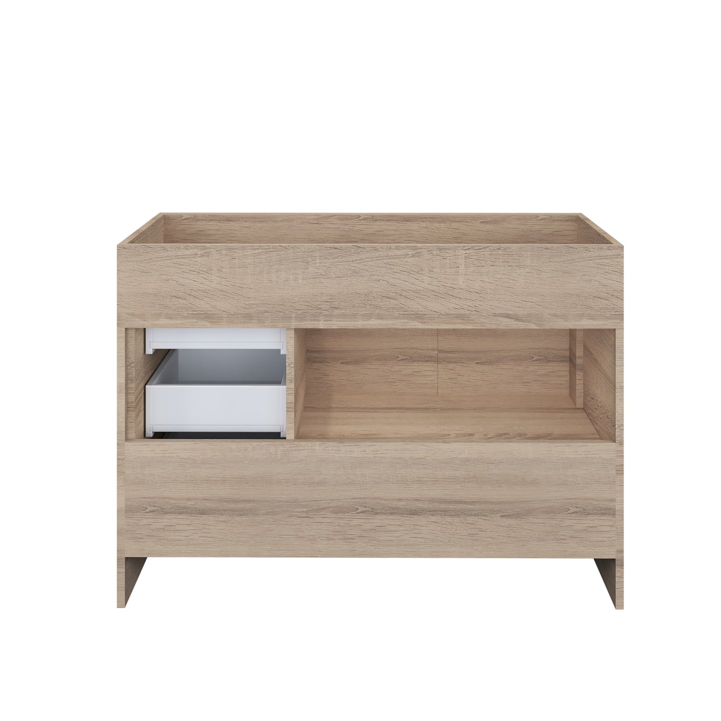 Flow 48" Bathroom Vanity Right Side Drawers Cabinet Only