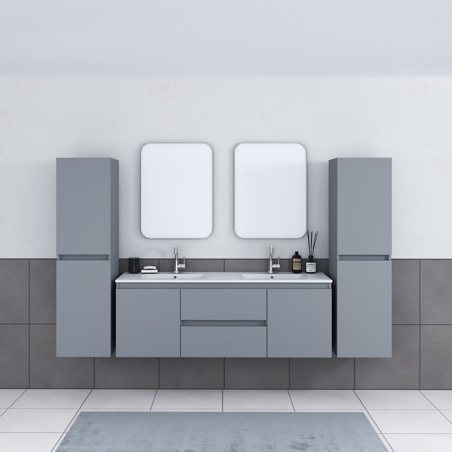 Salt 55" Bathroom Linen