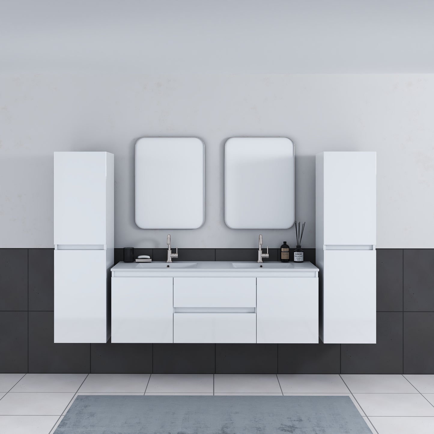 Salt 55" Bathroom Linen
