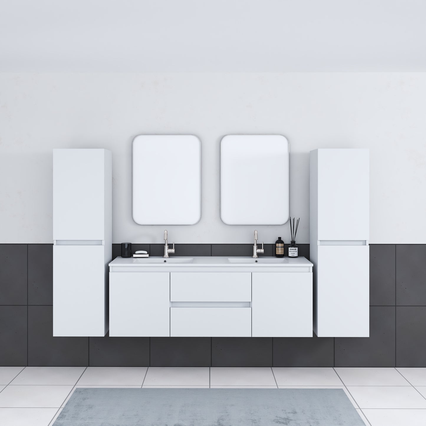 Salt 55" Bathroom Linen