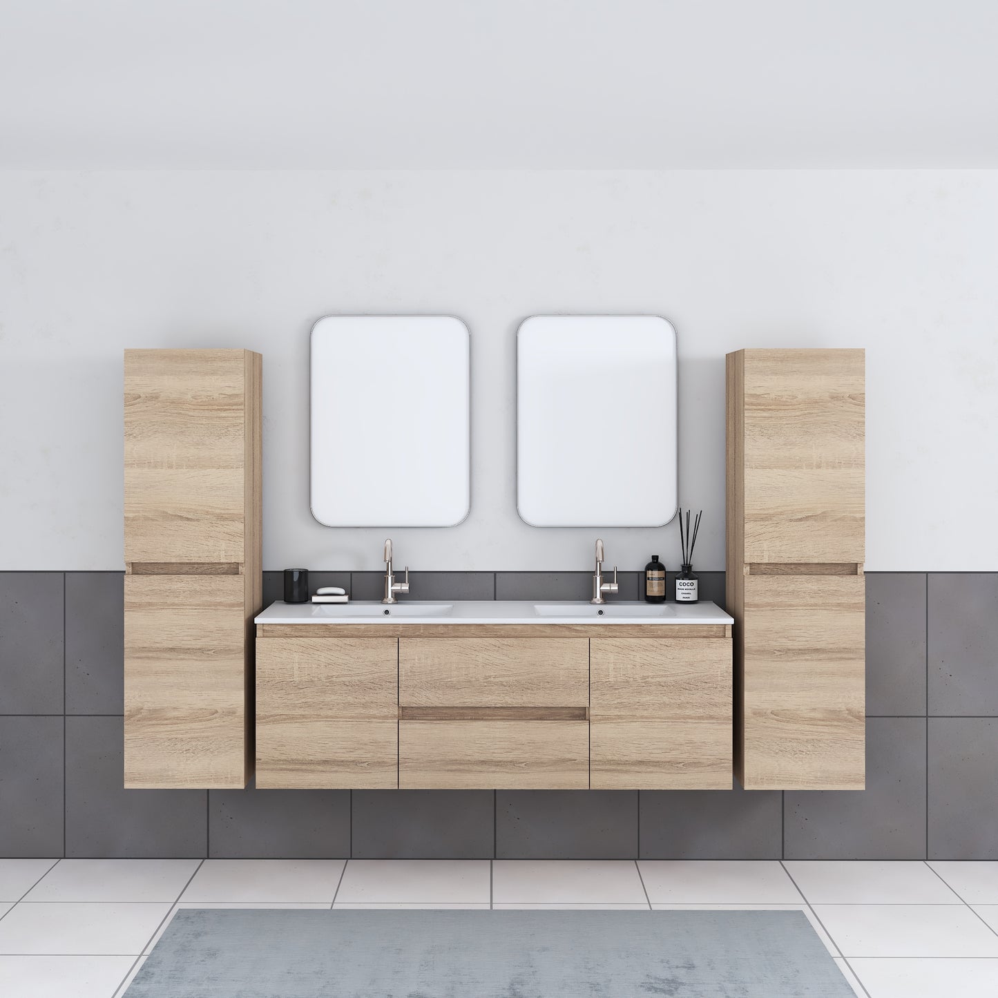 Salt 55" Bathroom Linen