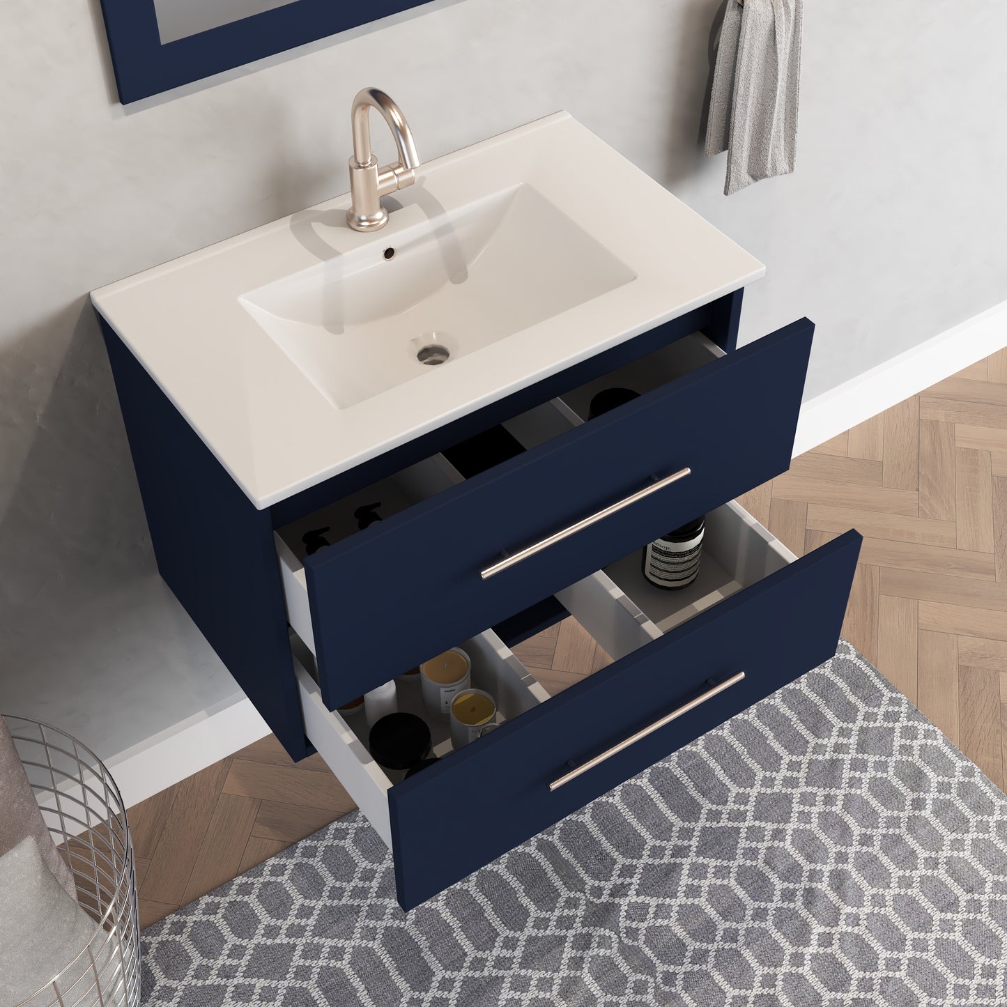 Napa 30" Bathroom Vanity with integrated counter top