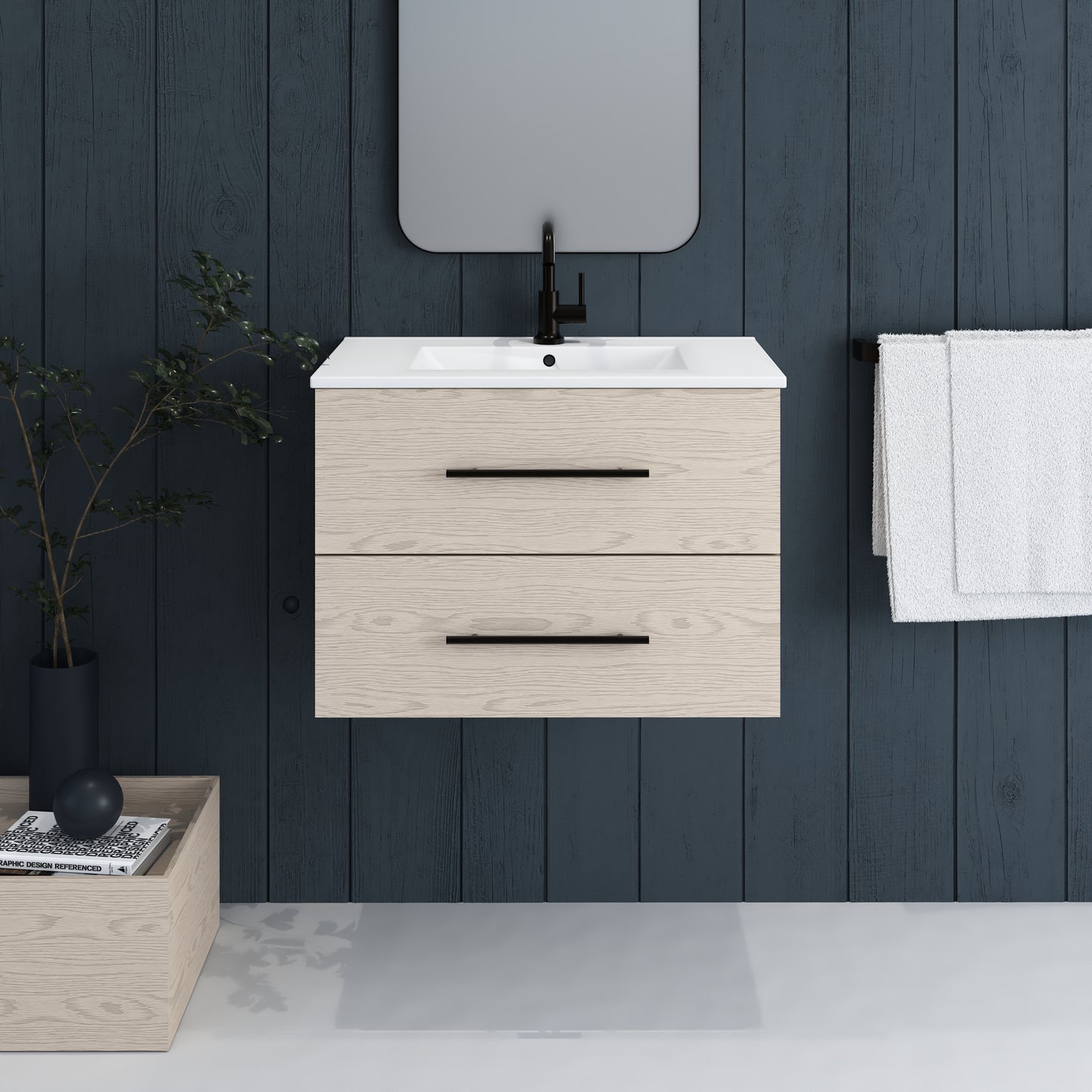 Napa 30" Bathroom Vanity with integrated counter top