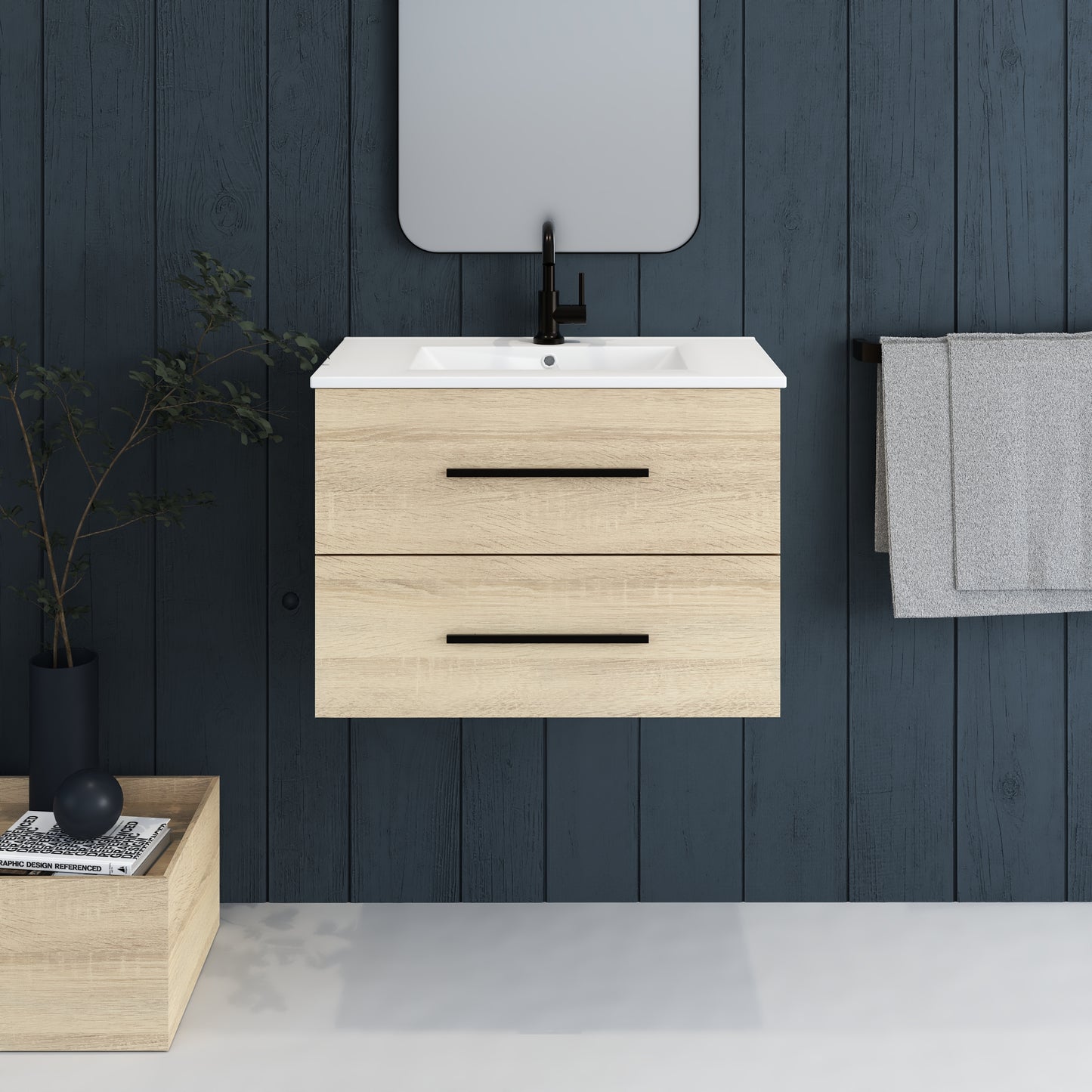 Napa 30" Bathroom Vanity with integrated counter top