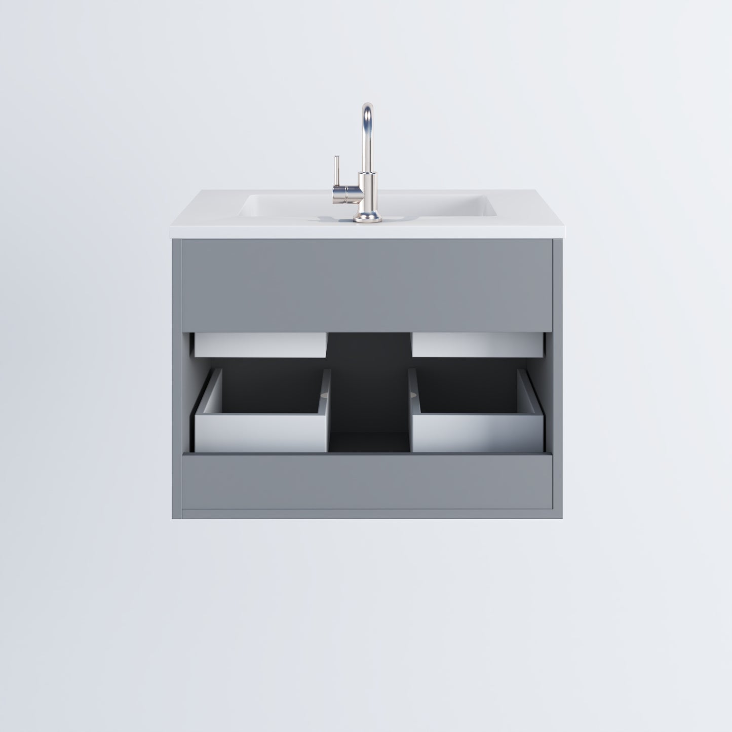 Napa 30" Bathroom Vanity with integrated counter top