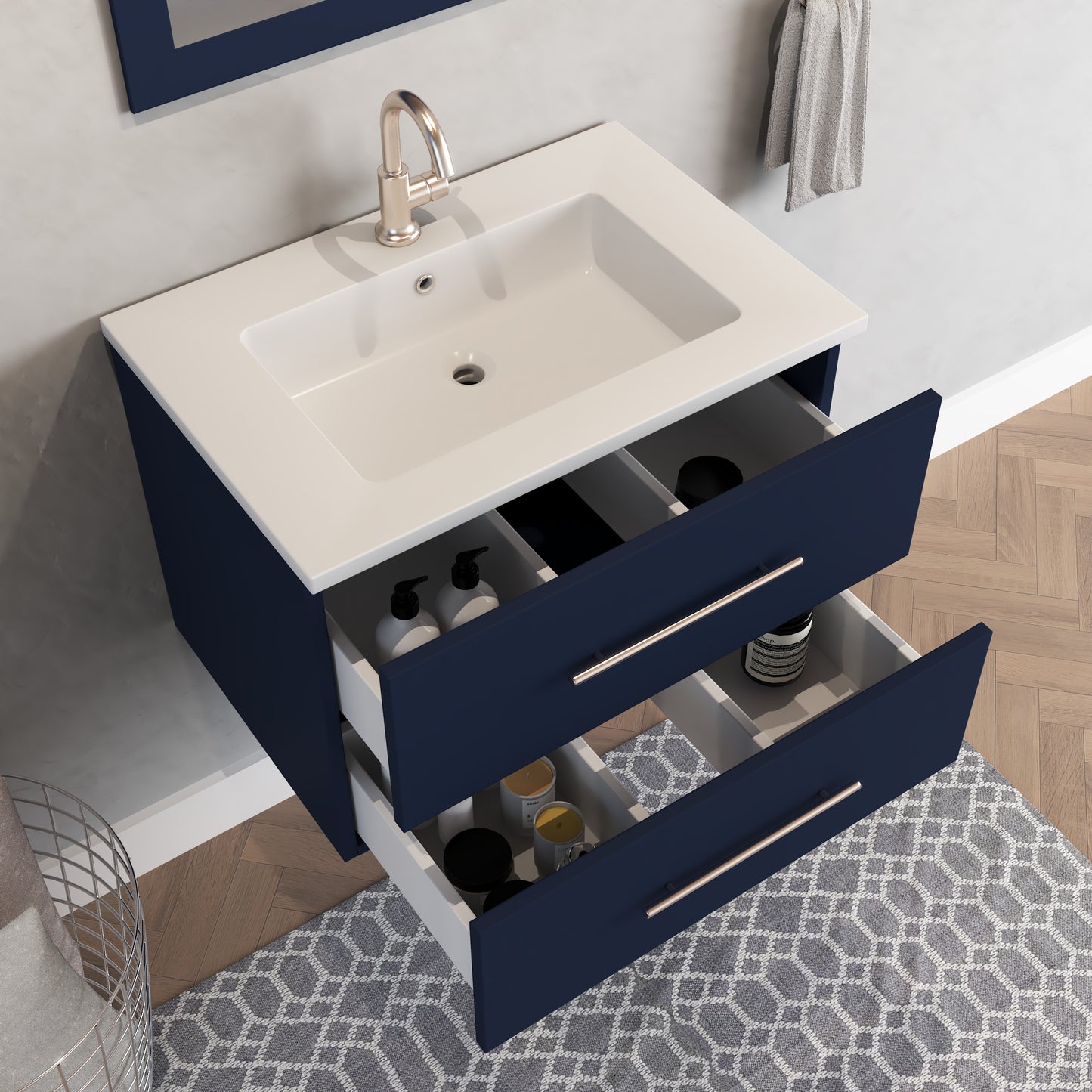 Napa 30" Bathroom Vanity with integrated counter top