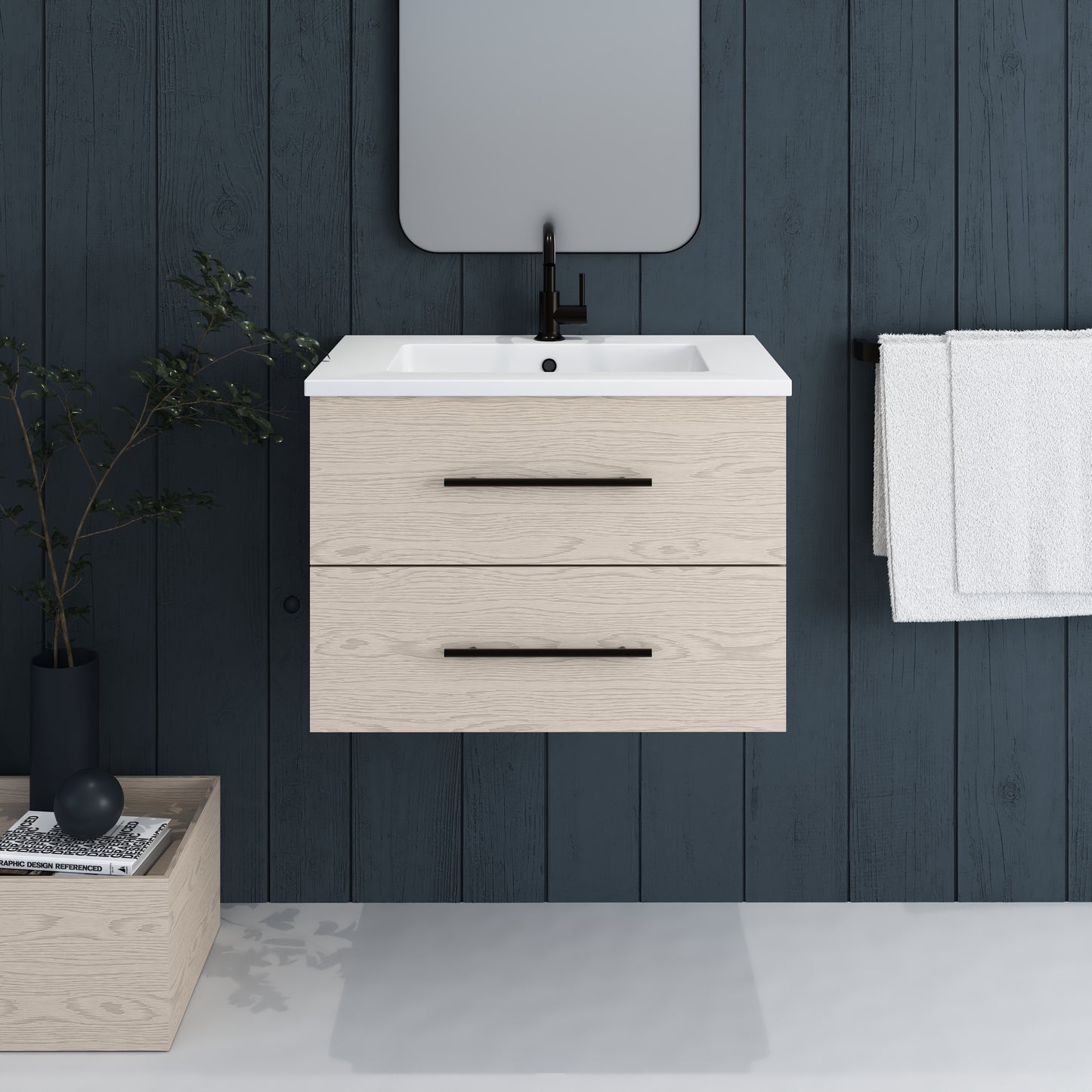 Napa 30" Bathroom Vanity with integrated counter top