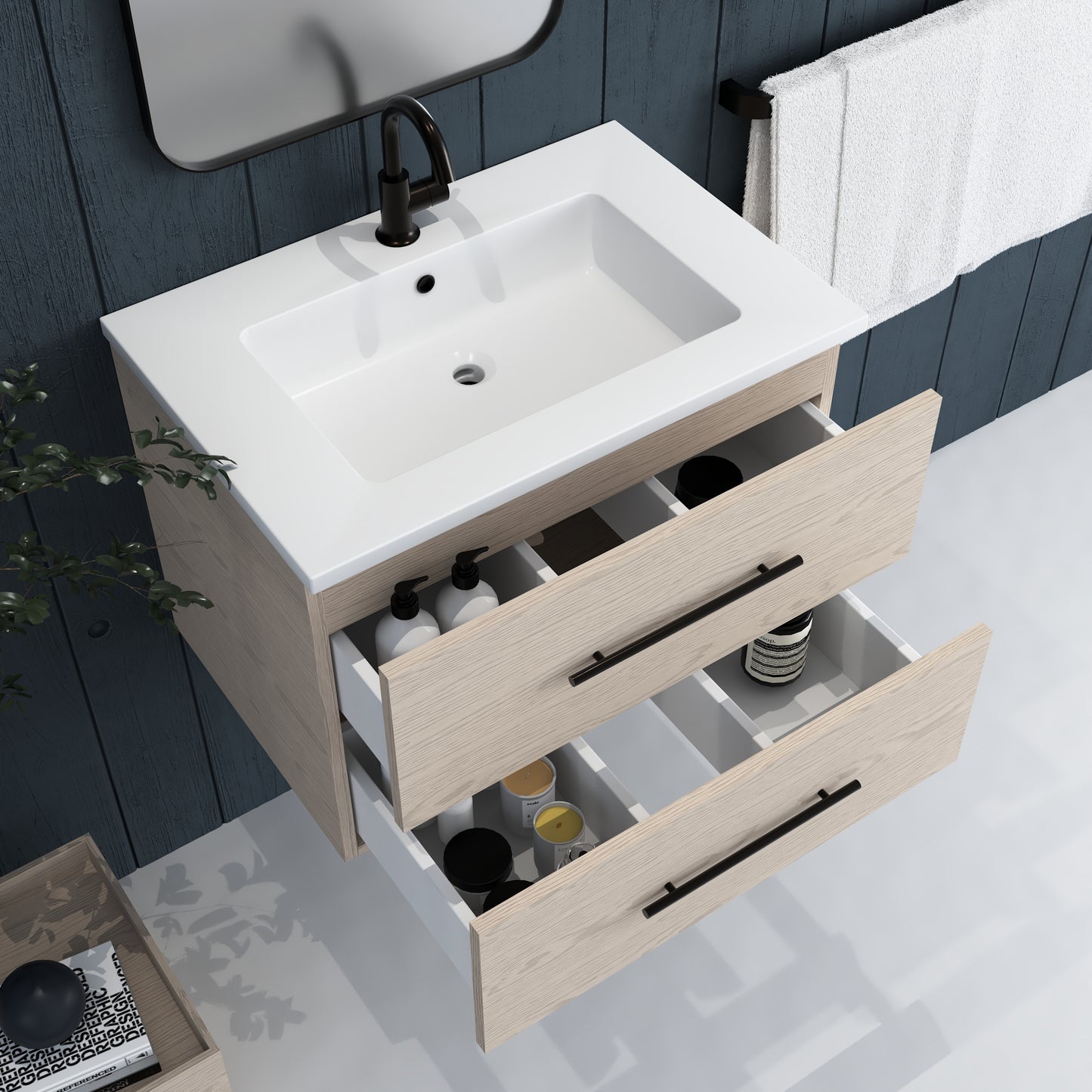 Napa 30" Bathroom Vanity with integrated counter top
