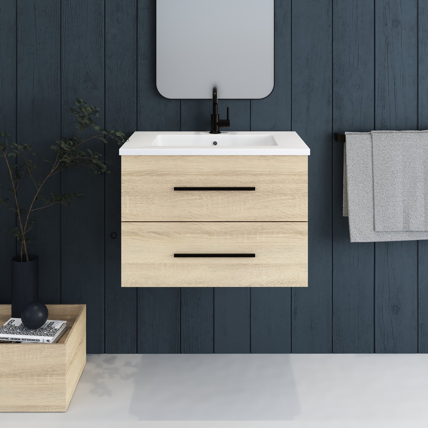 Napa 30" Bathroom Vanity with integrated counter top