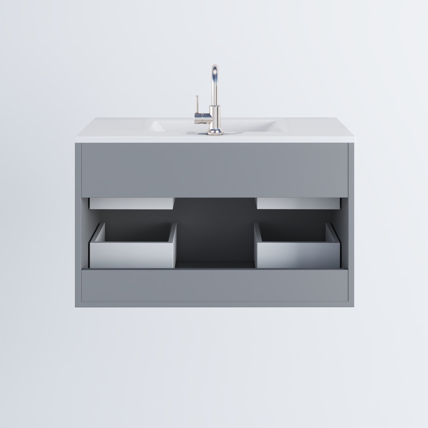 Napa 32" Bathroom Vanity with integrated counter top