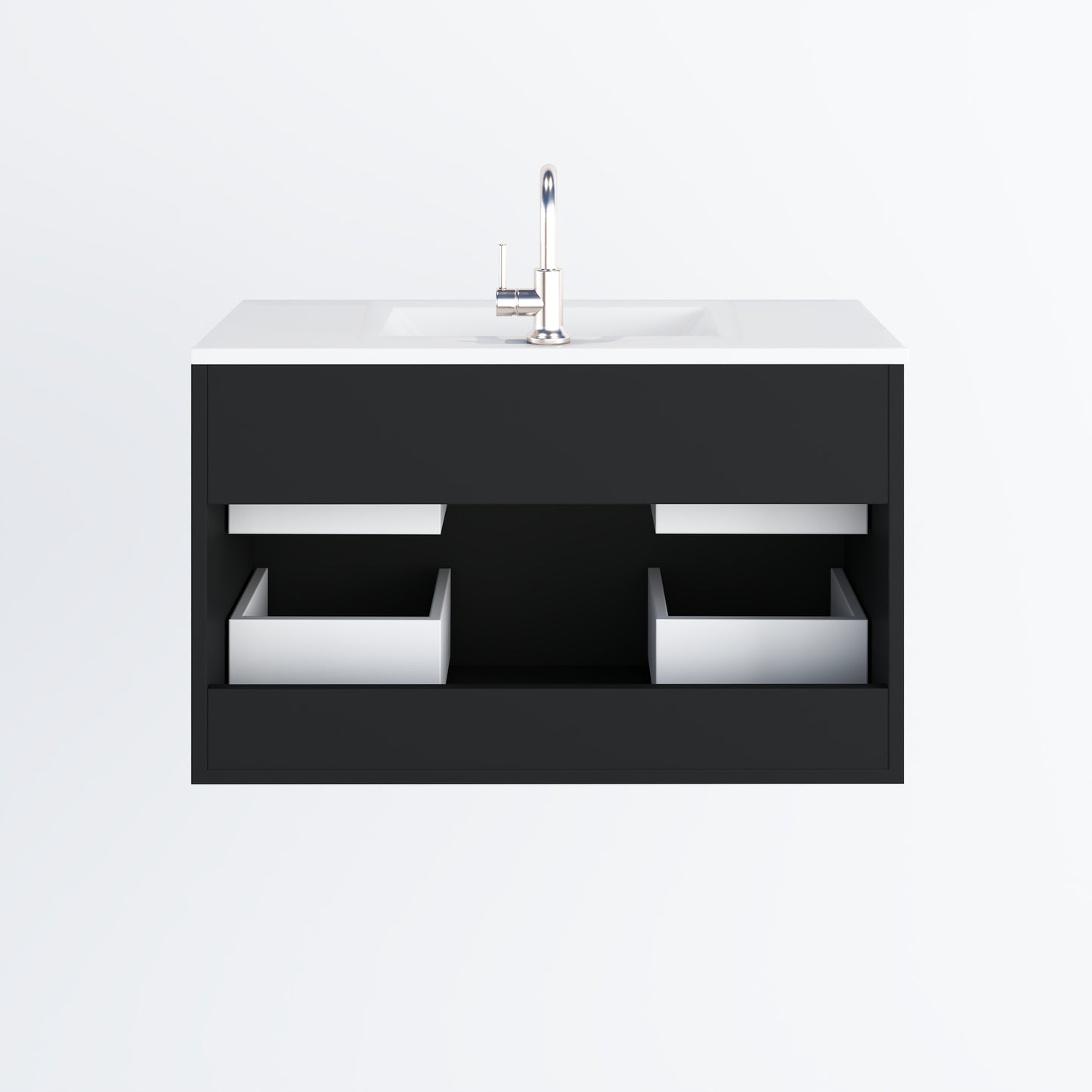 Napa 32" Bathroom Vanity with integrated counter top