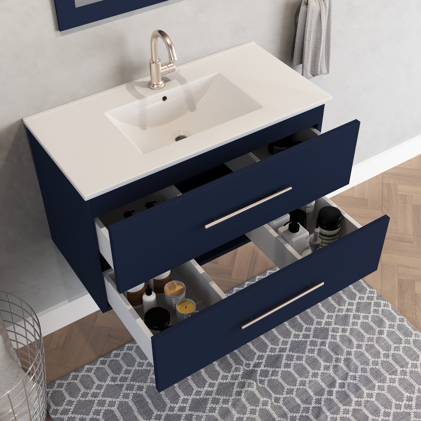 Napa 32" Bathroom Vanity with integrated counter top