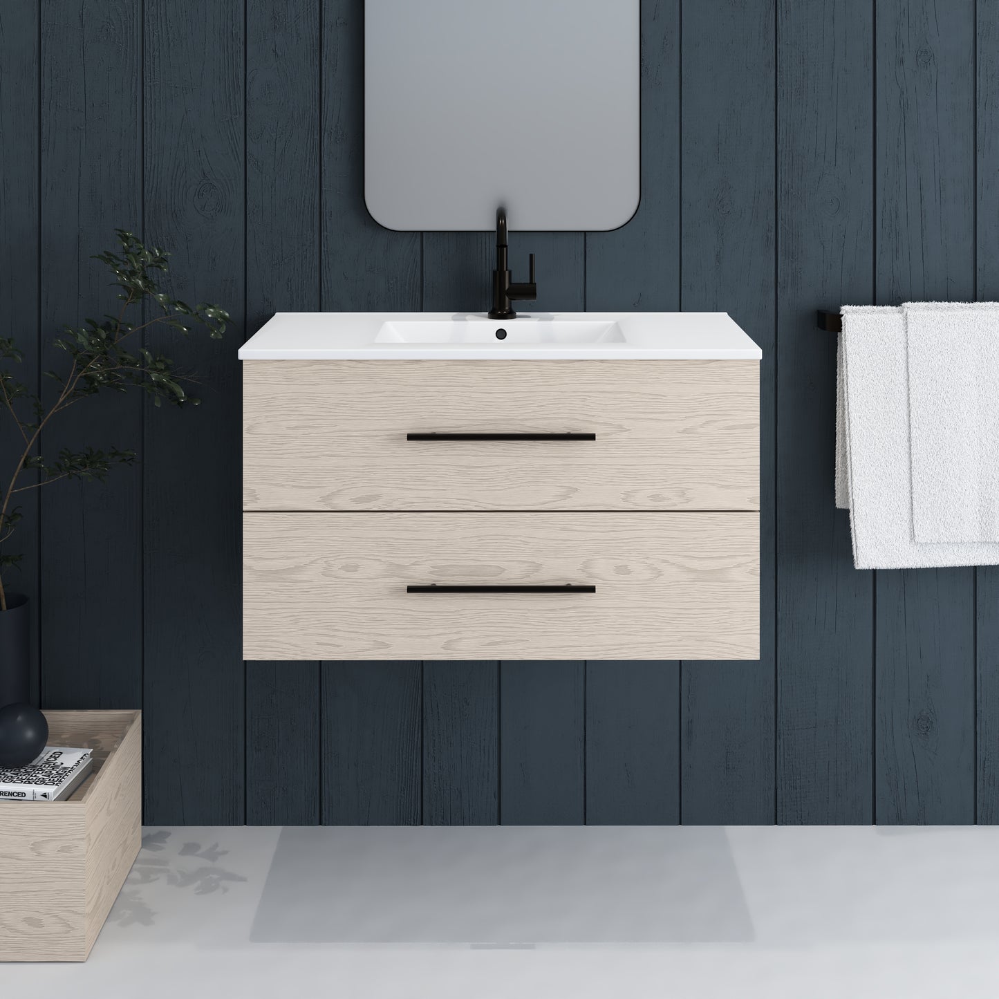 Napa 32" Bathroom Vanity with integrated counter top