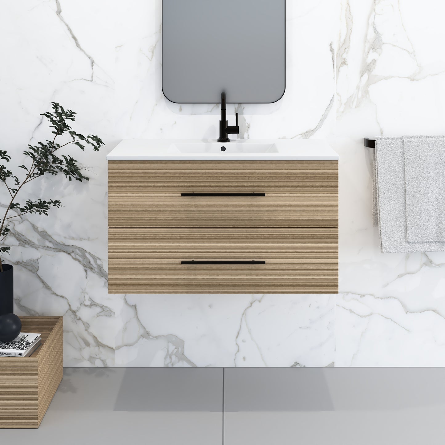 Napa 32" Bathroom Vanity with integrated counter top