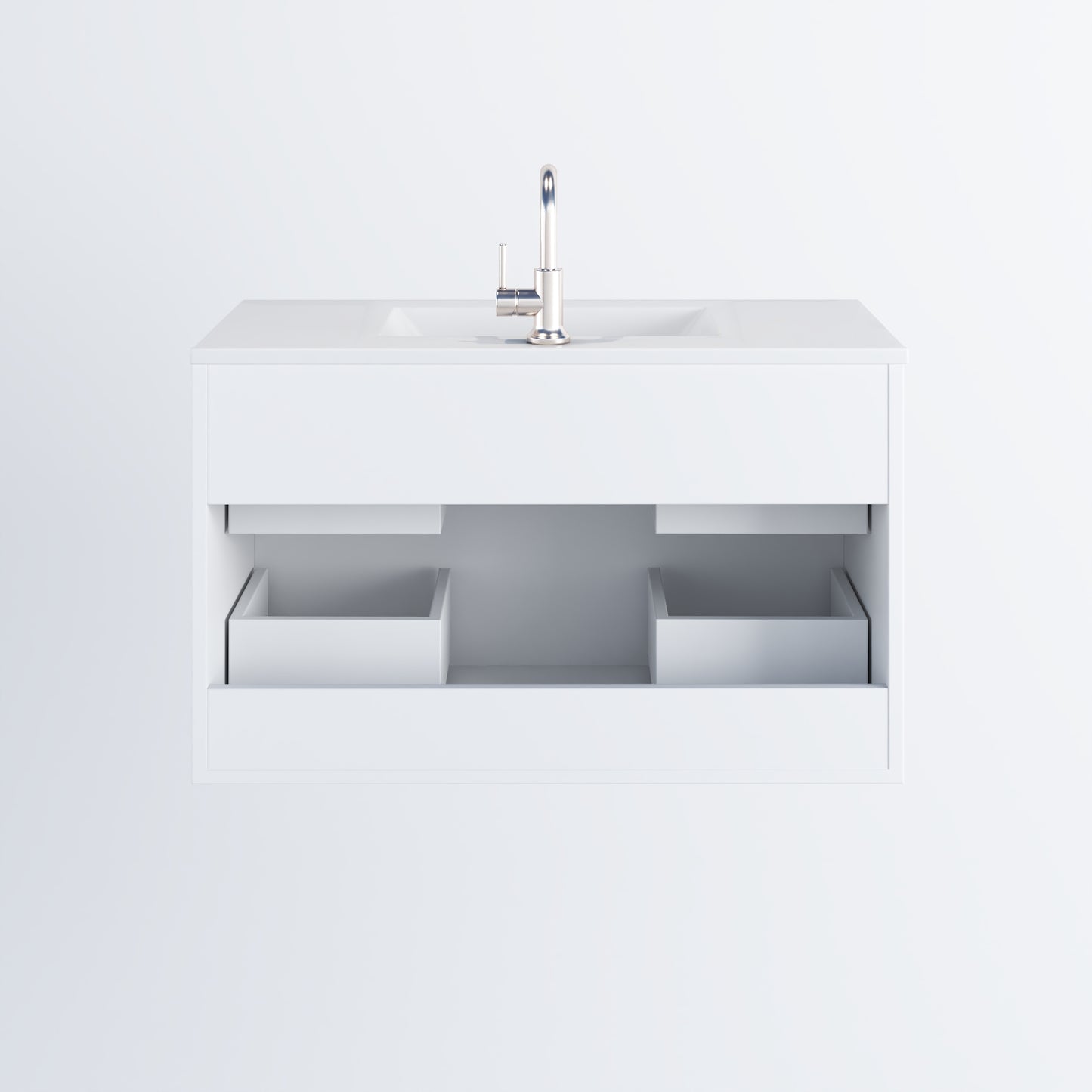 Napa 32" Bathroom Vanity with integrated counter top