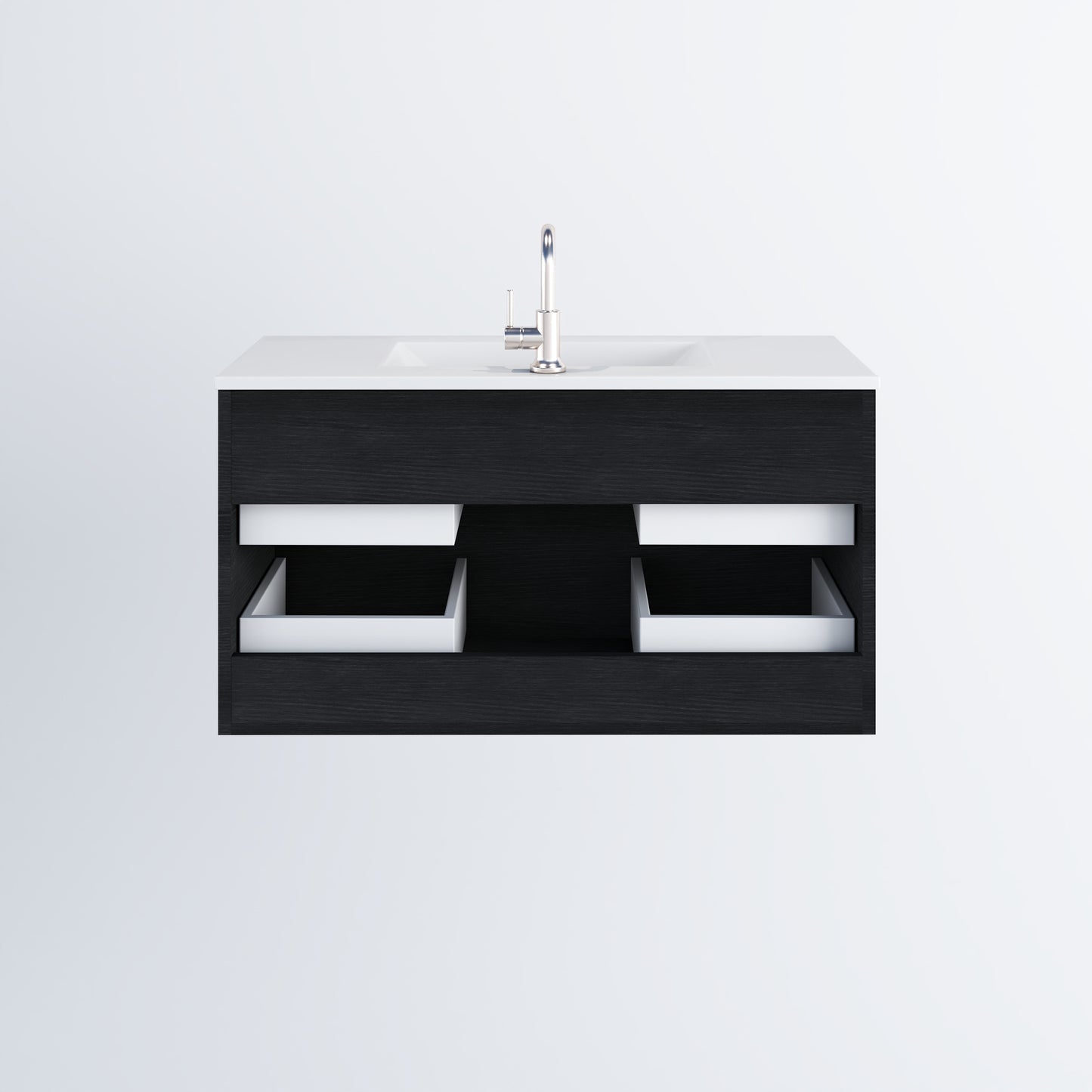 Napa 36" Bathroom Vanity with integrated counter top