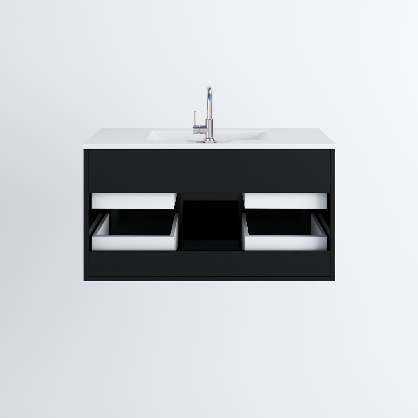 Napa 36" Bathroom Vanity with integrated counter top