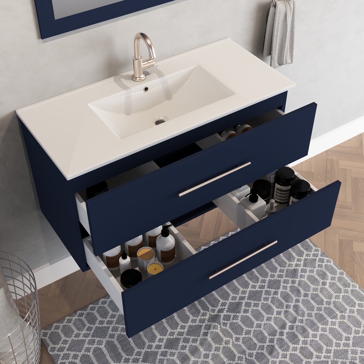 Napa 36" Bathroom Vanity with integrated counter top