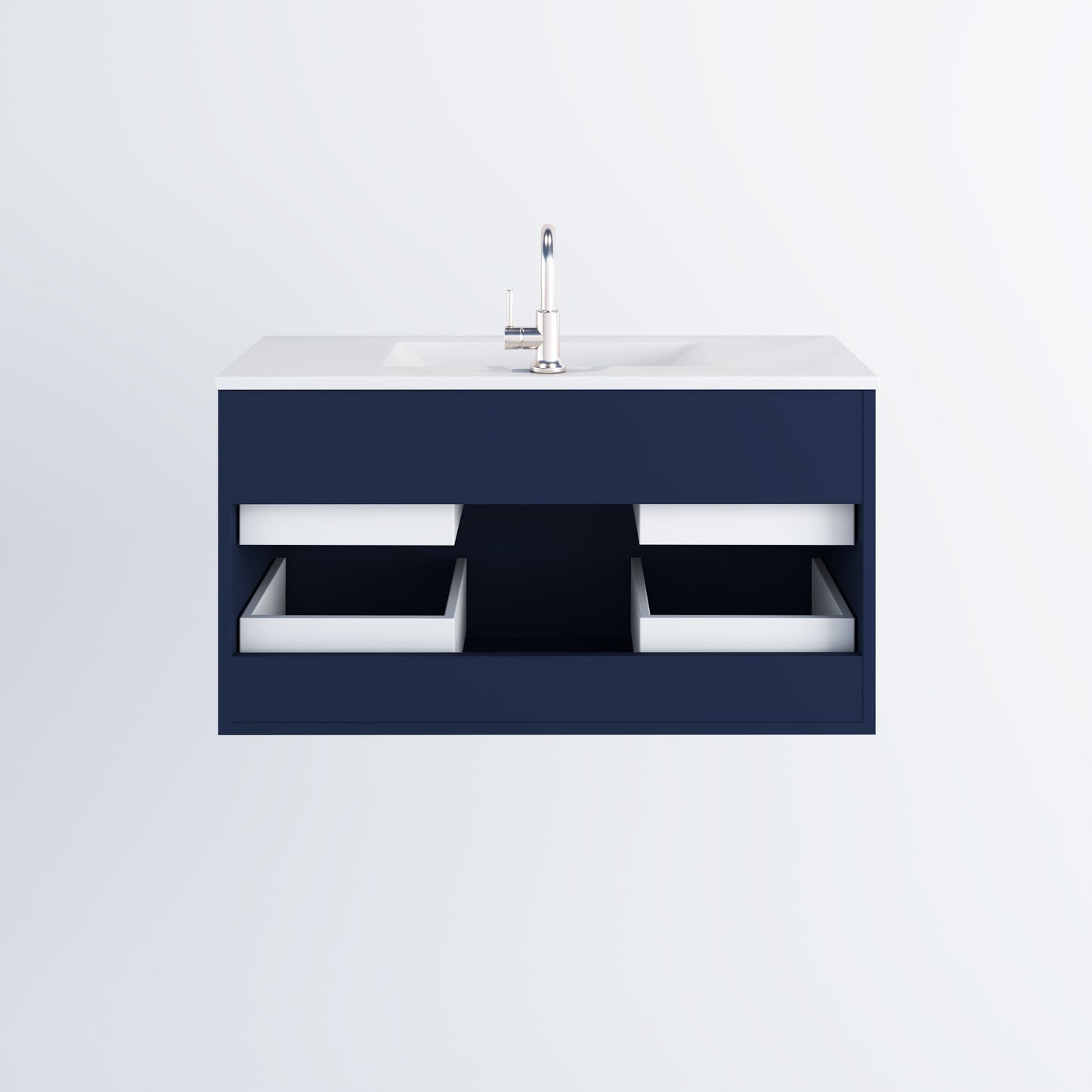 Napa 36" Bathroom Vanity with integrated counter top