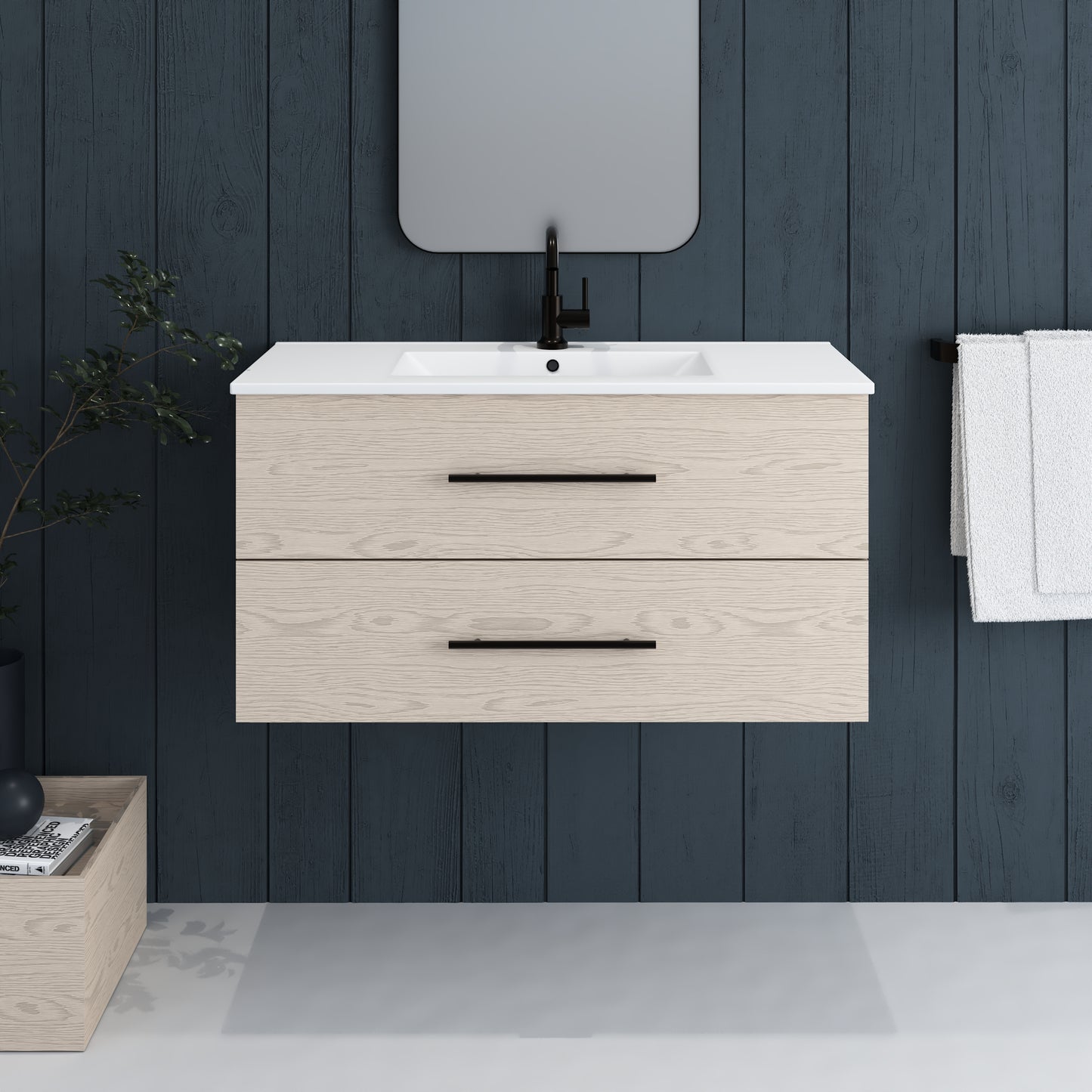 Napa 36" Bathroom Vanity with integrated counter top
