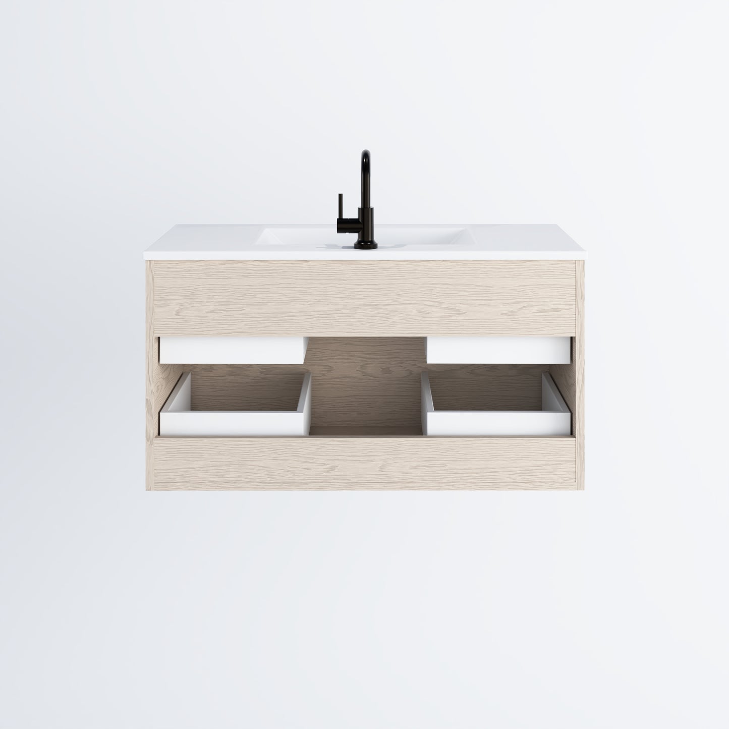 Napa 36" Bathroom Vanity with integrated counter top