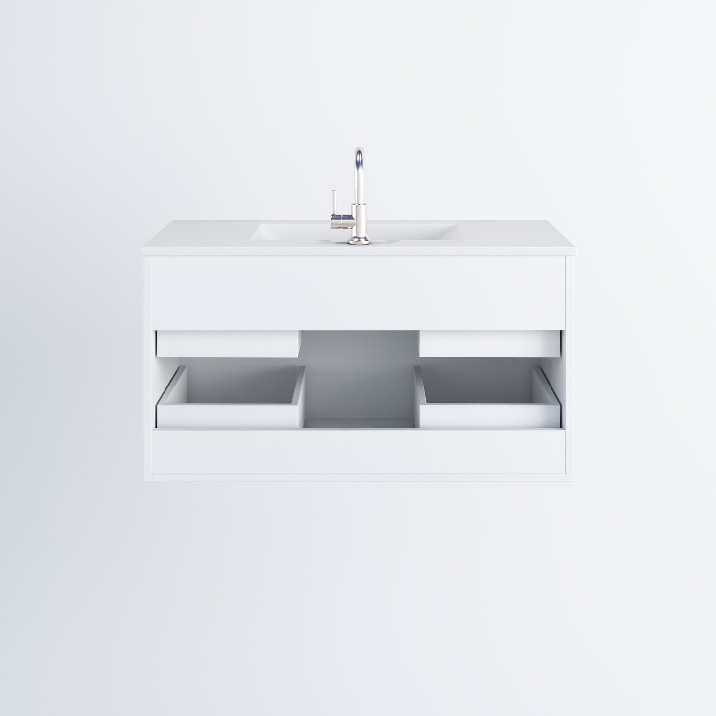 Napa 36" Bathroom Vanity with integrated counter top